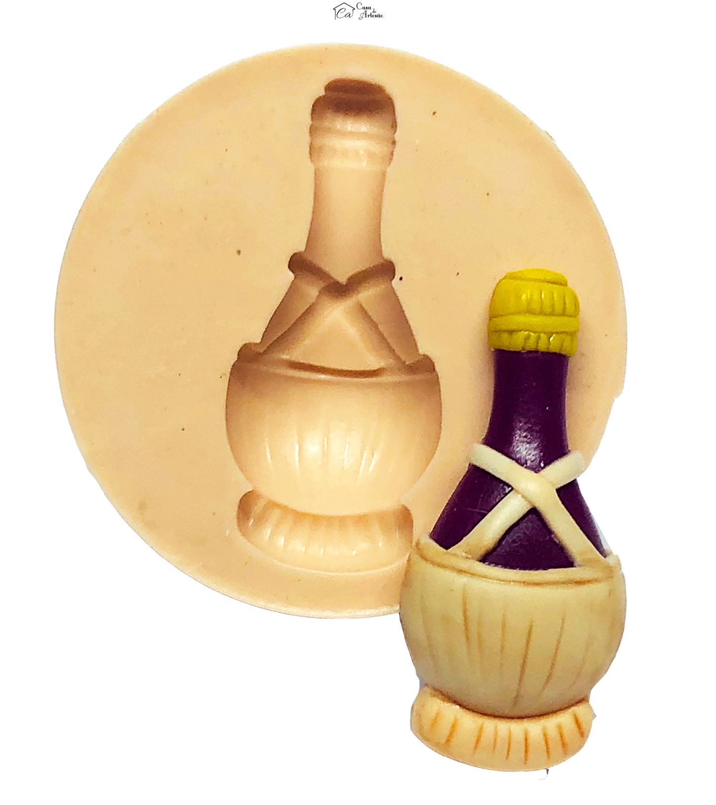 Molde de silicone - Garrafa de Vinho - Pequena - P717