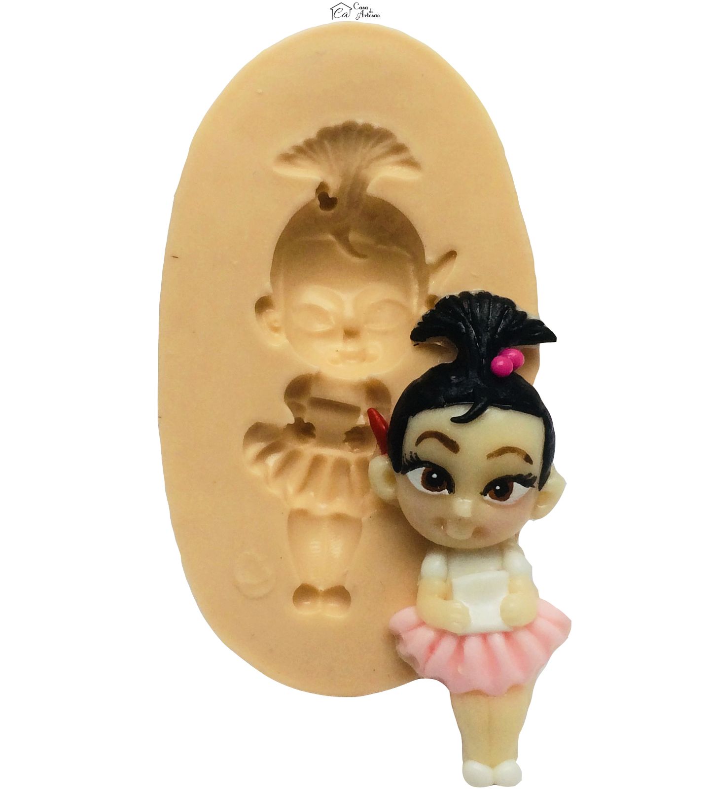 Molde de silicone - Poderoso Chefinho - Staci - Media - P361