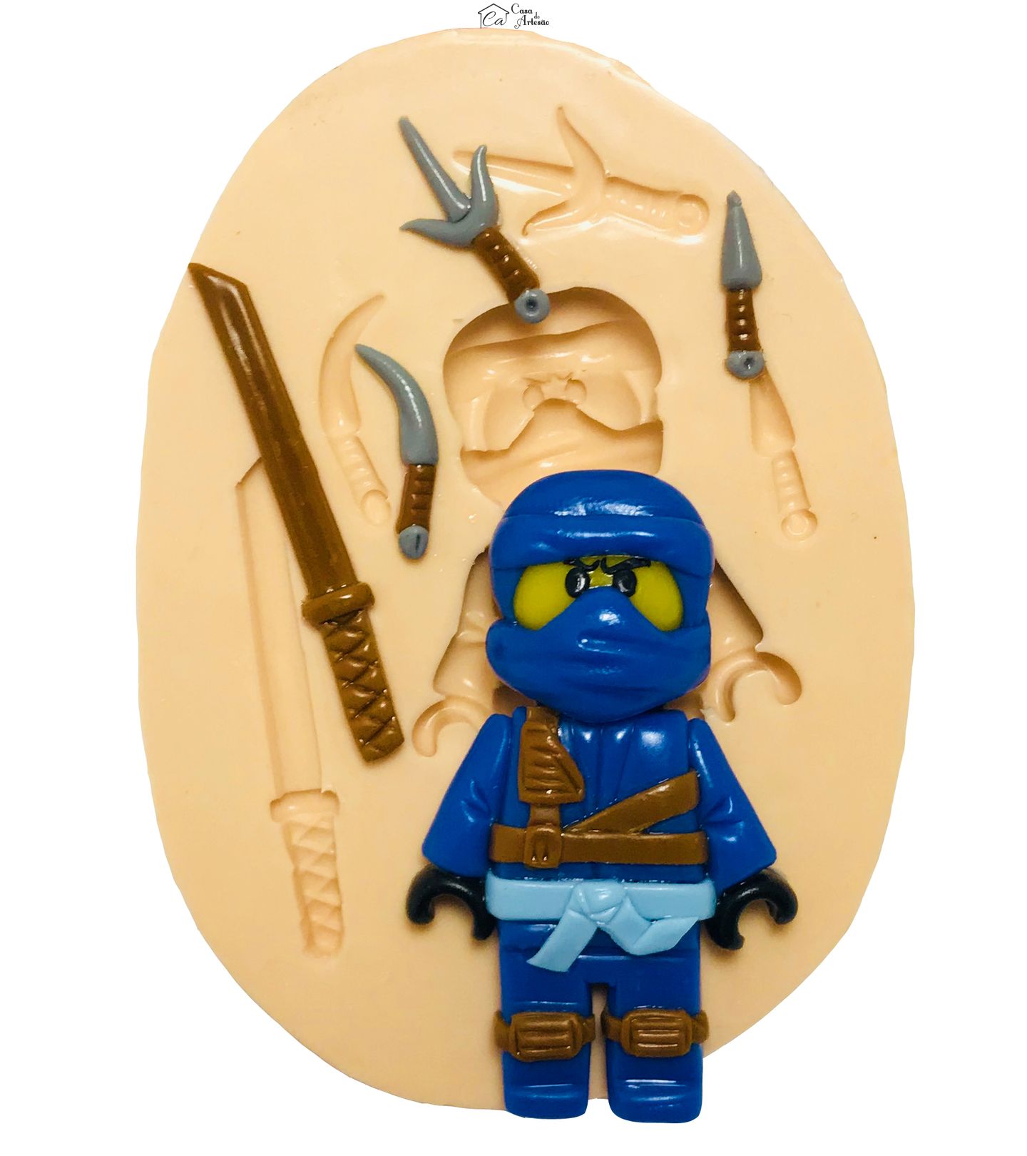 Molde de silicone - Lego - Ninjago - Medio - P432