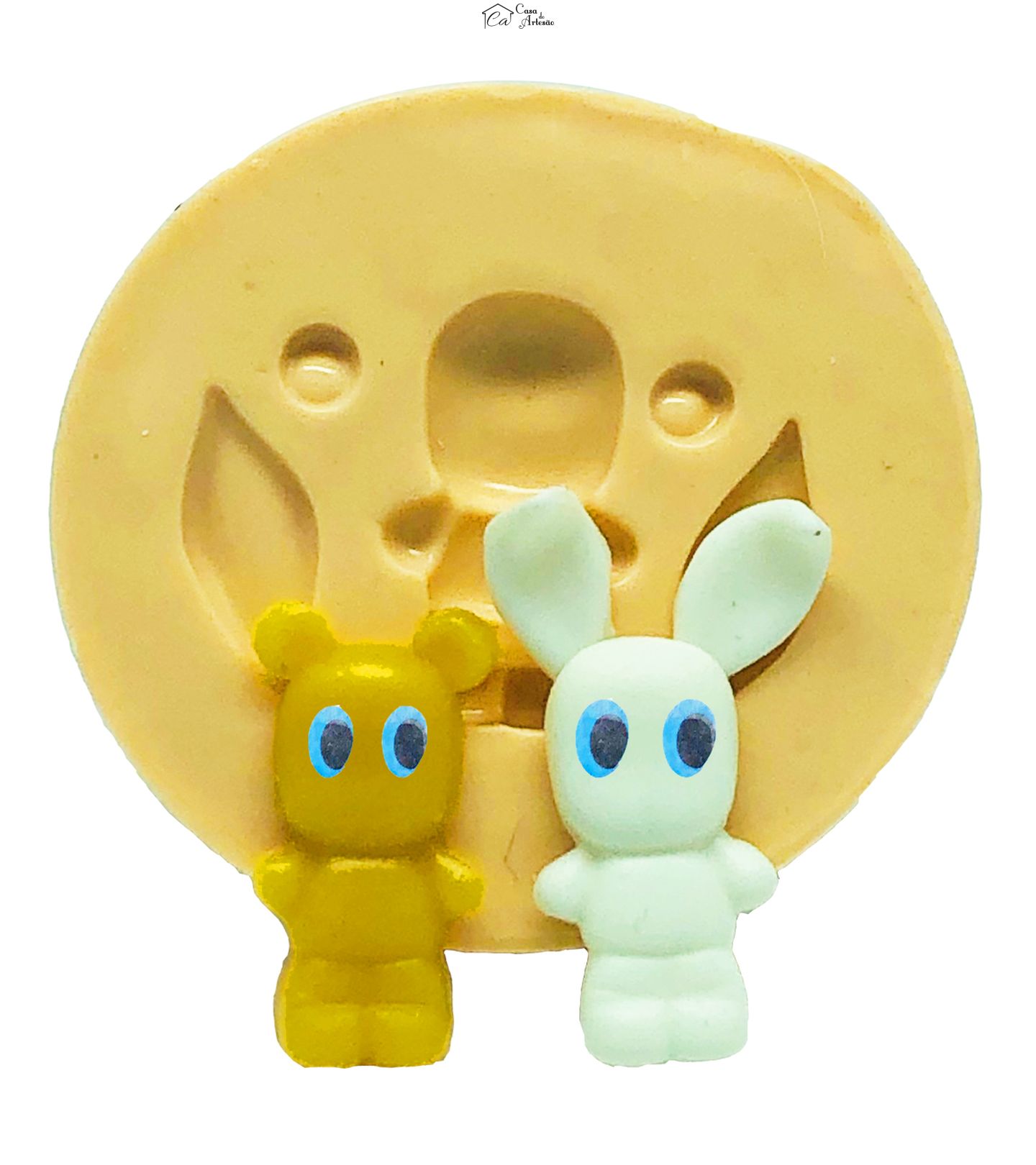 Molde de silicone - Bichinho Fofinho Universal - Mod.03 - Pequeno - P806