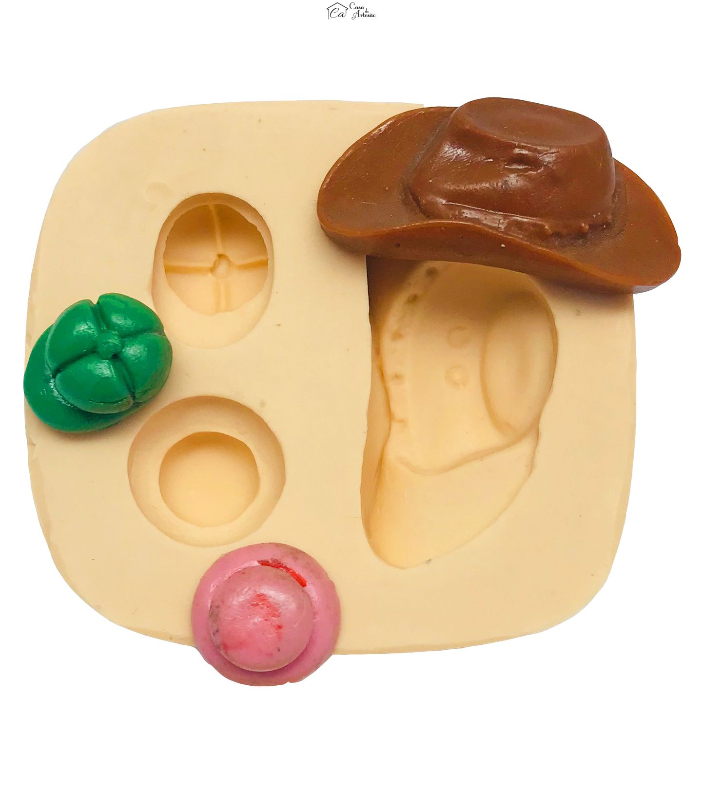 Molde de silicone - Chapéu (3)