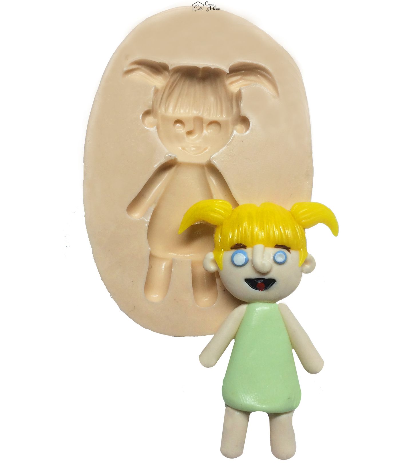 Molde de silicone - O Mundo de Bita - Lila Medio - P306