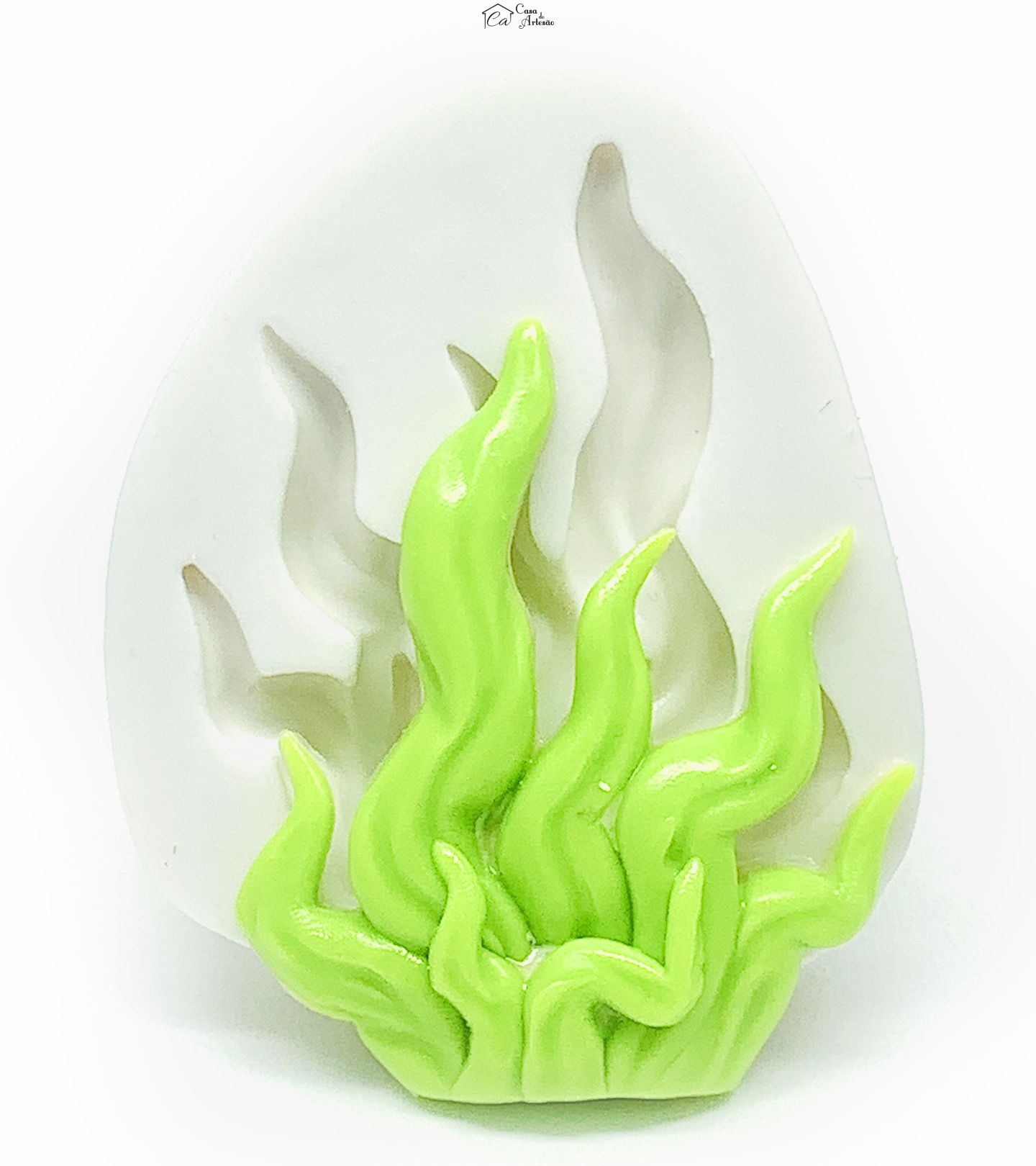 Molde de silicone - Alga Marinha - Media - P1148