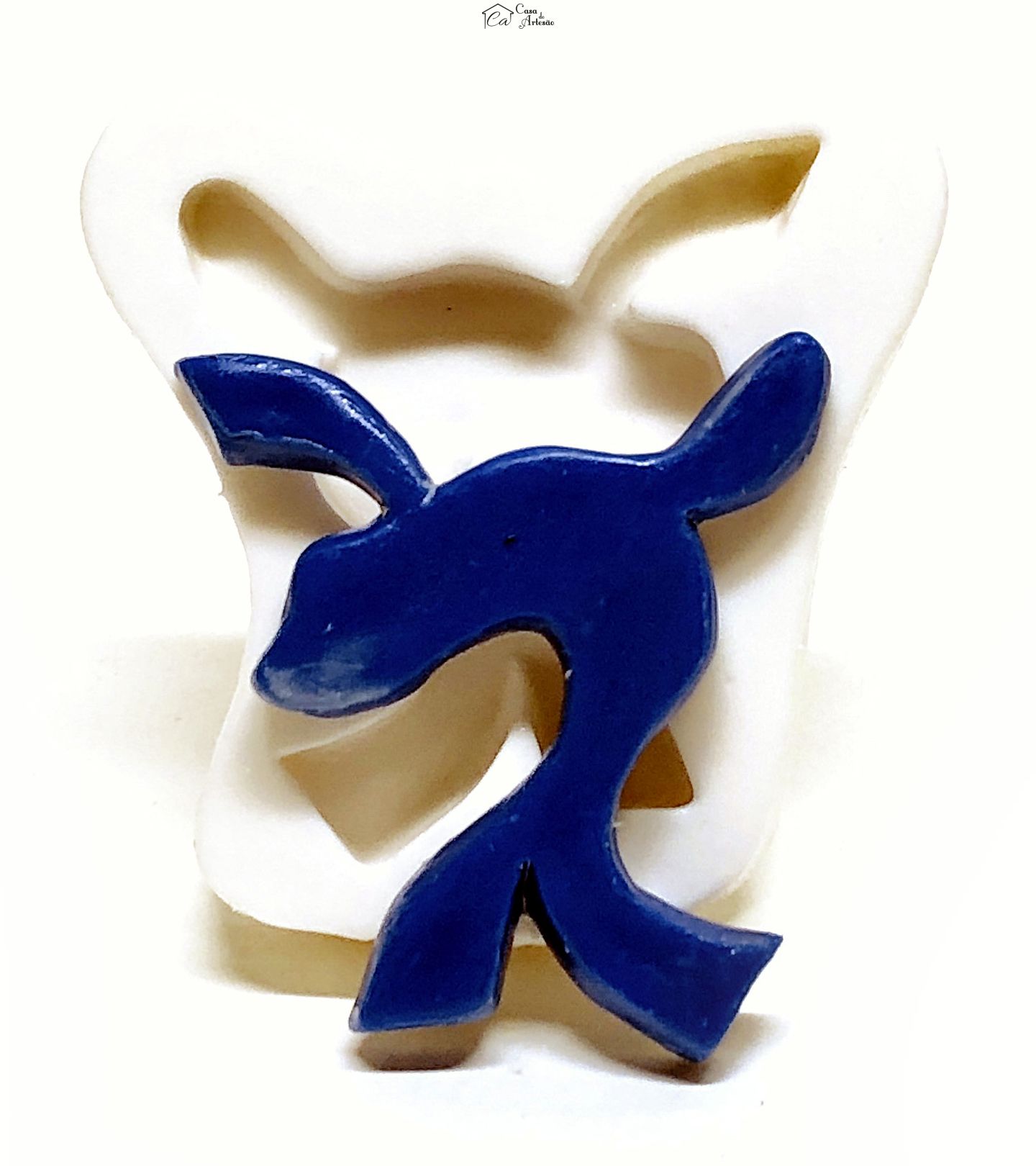 Molde de silicone - Os Aventureiros - Logo Foca - Grande - P1107