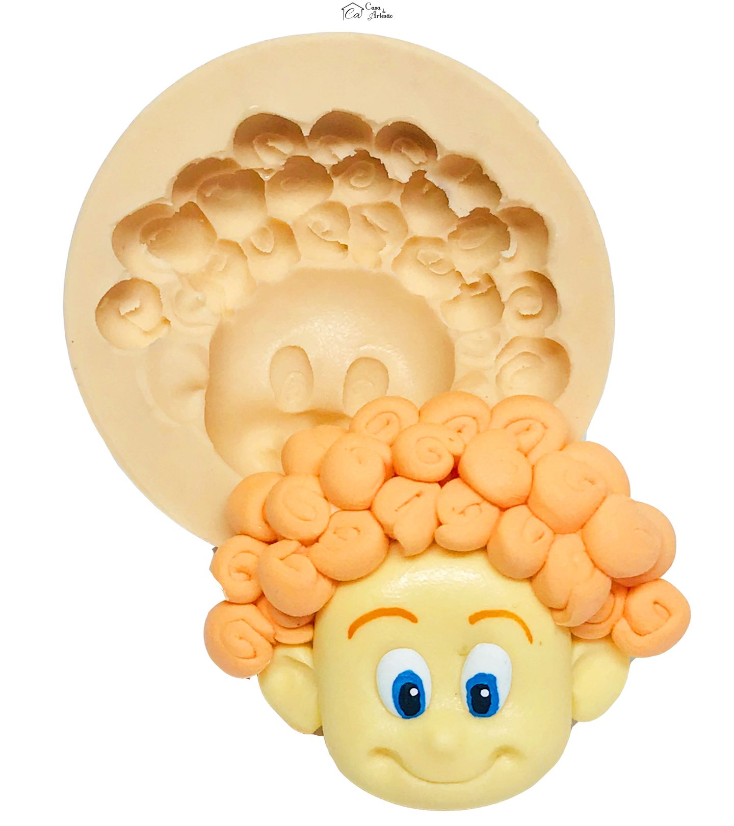 Molde de silicone - Hotel Transilvania - Rosto Denis - Grande - P555