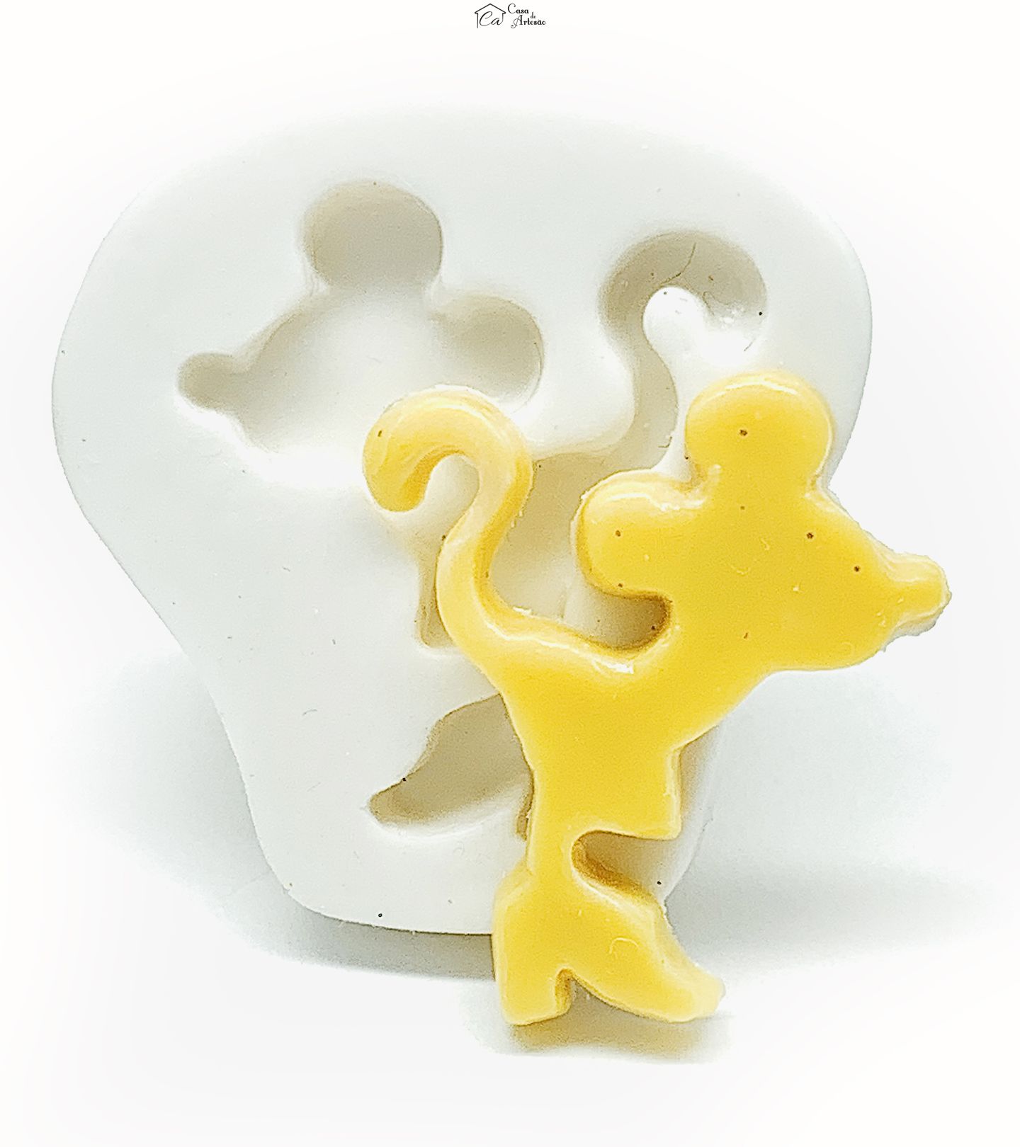 Molde de silicone - Mickey - Sombra Minie - Pequena - P1150