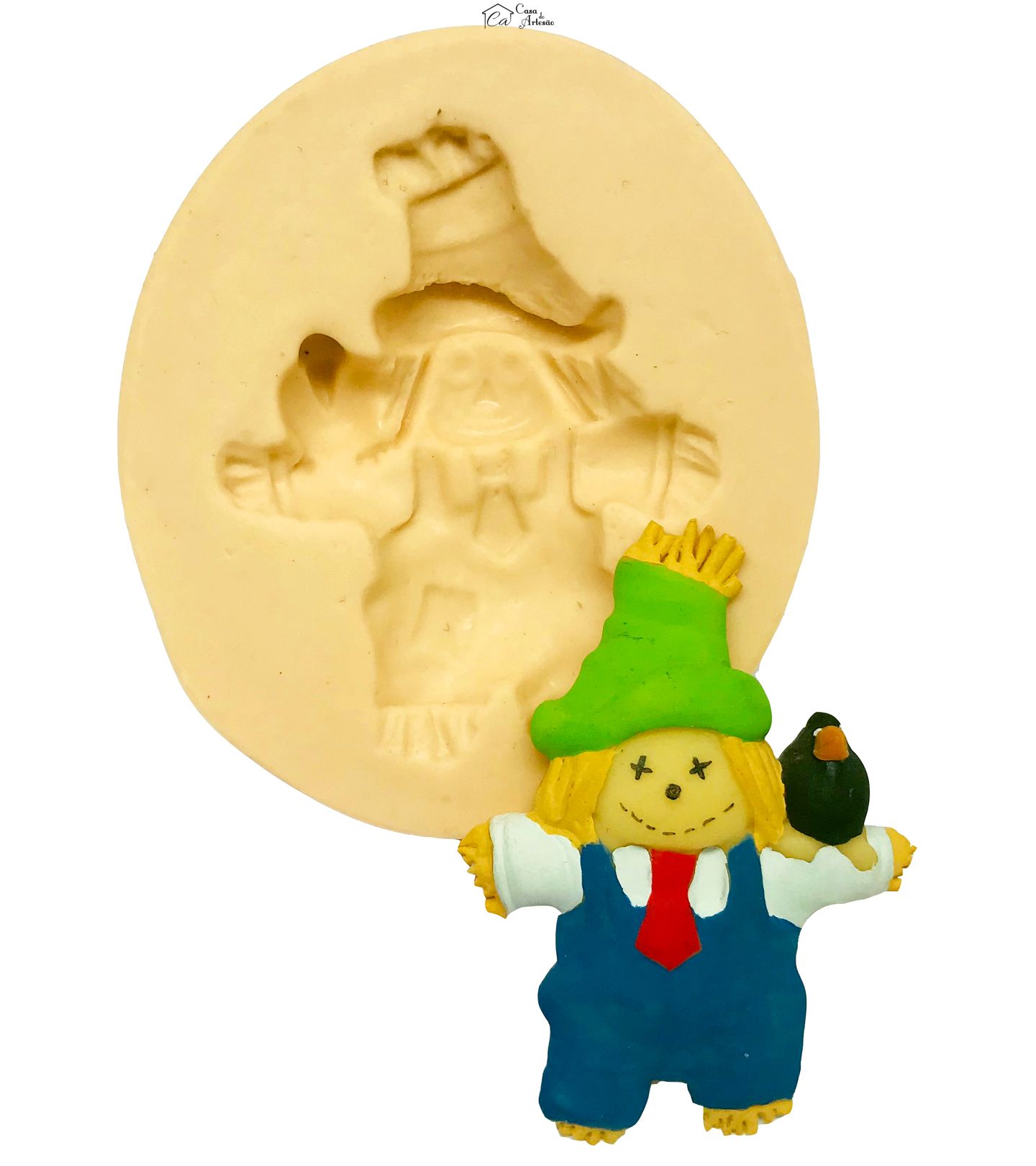 Molde de silicone - Espantalho Peq