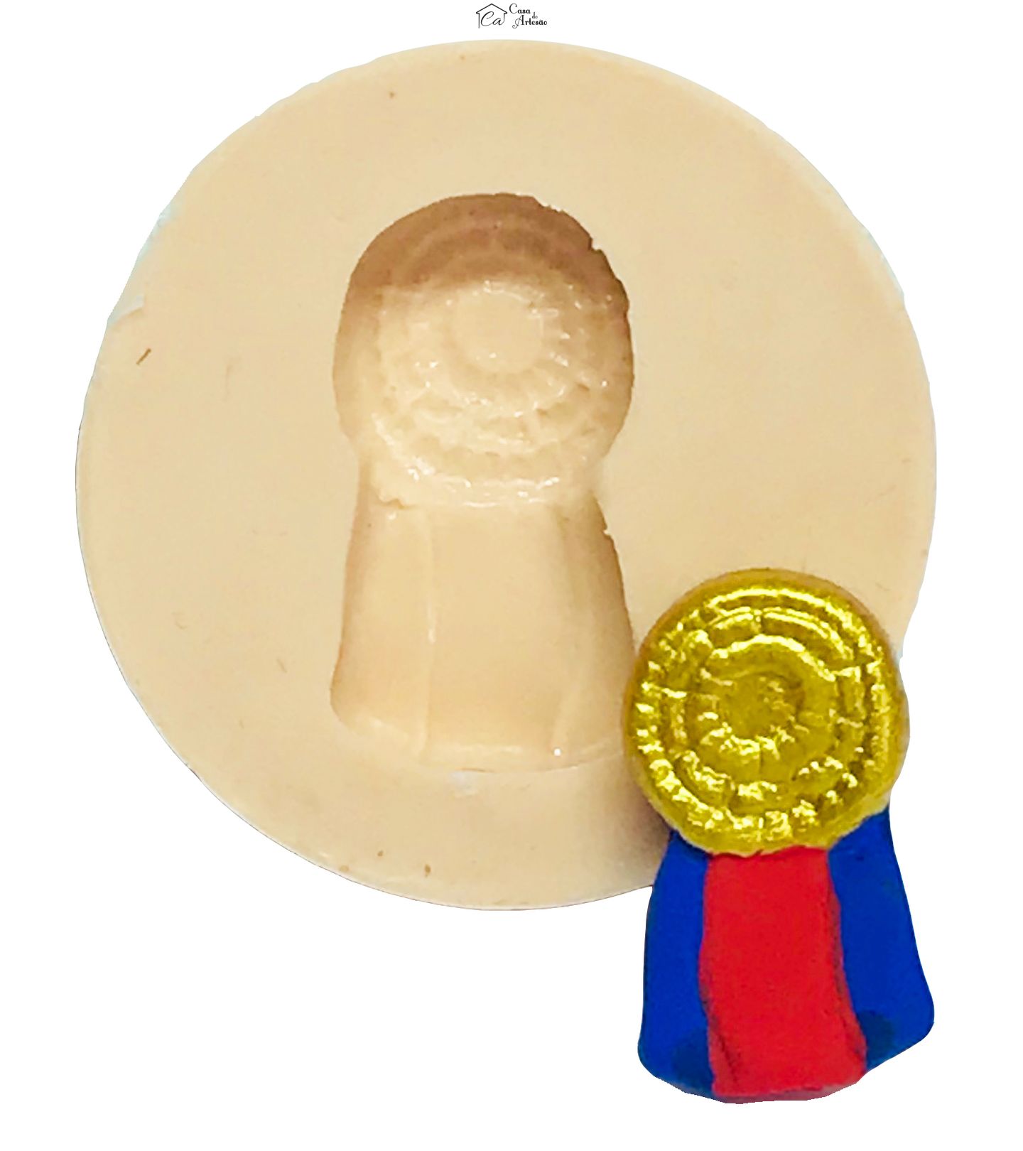 Molde de silicone - Medalha - P511