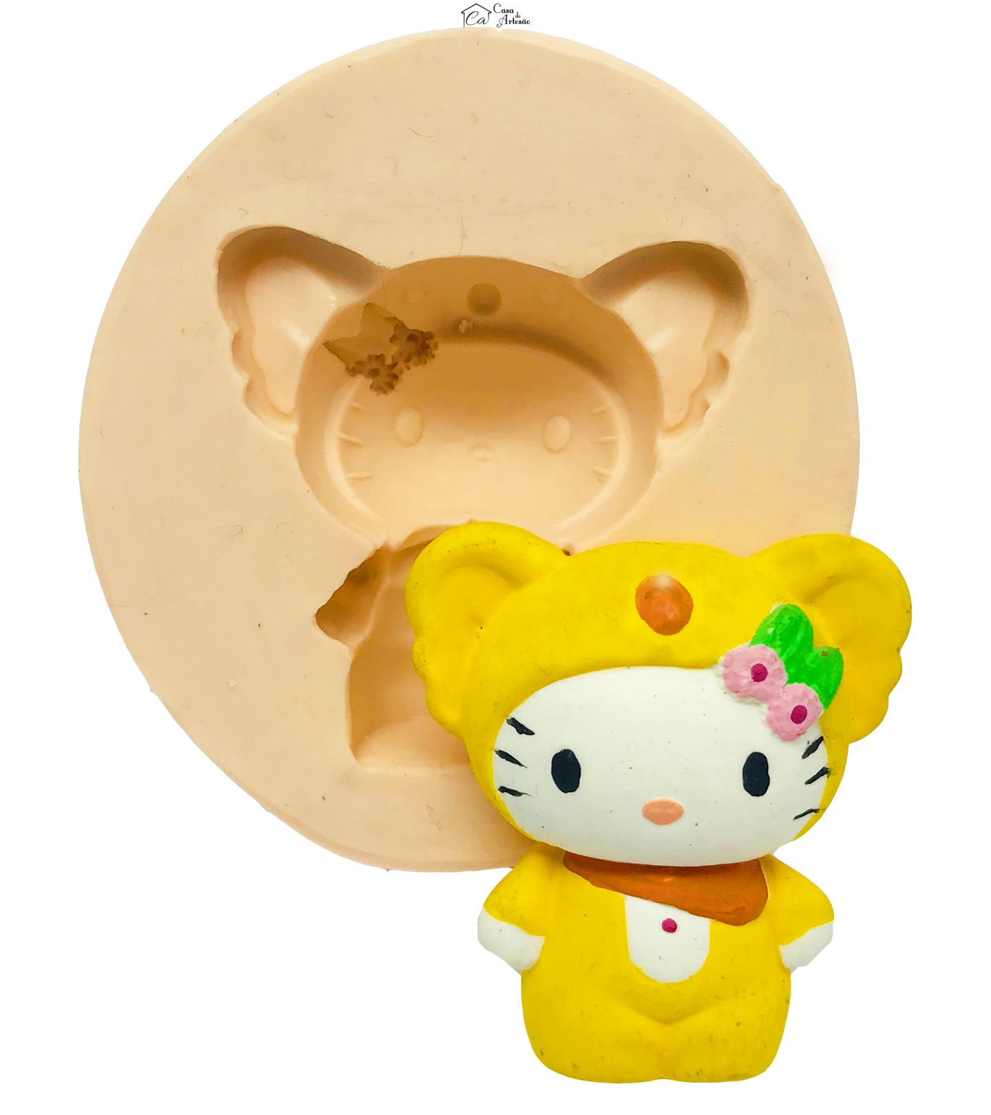 Molde de silicone - Hello Kitty