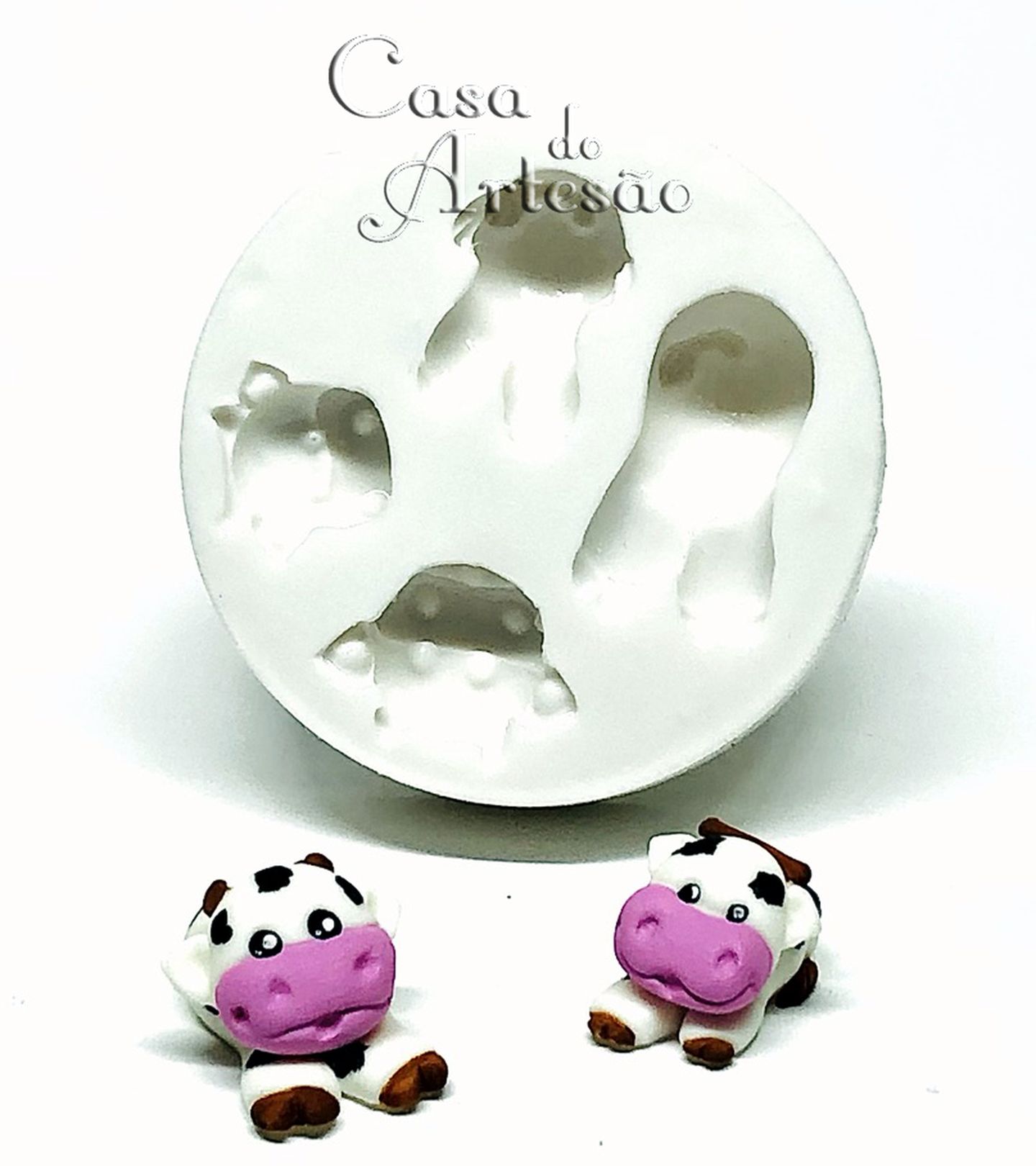 Vaquinha e Boi Sentados - P943