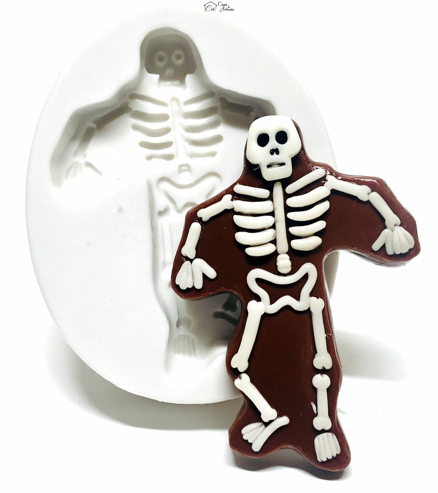 Molde de silicone - Esqueleto - Grande - P1052