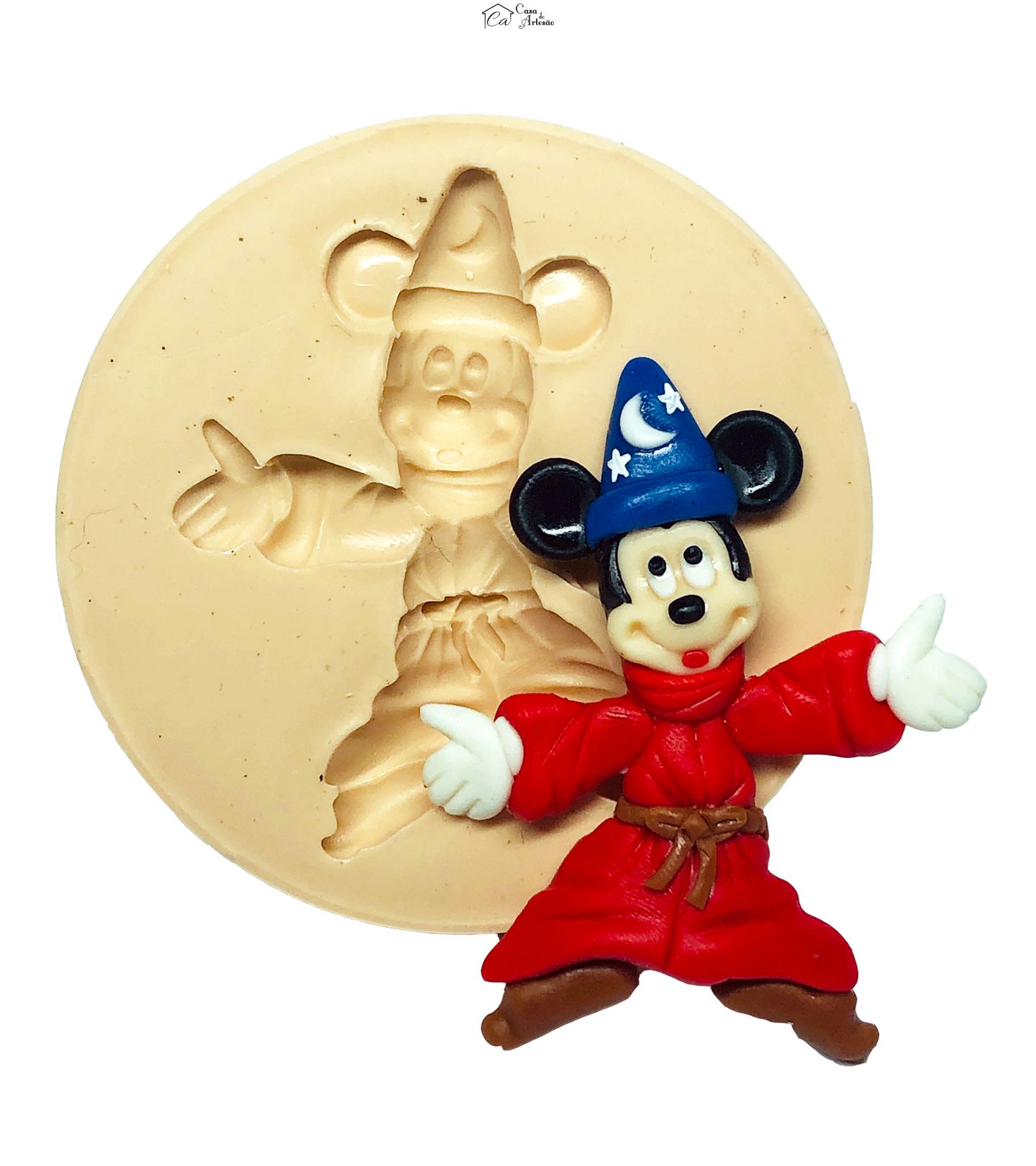 Molde de silicone - Mickey Fantasia - Mickey - Medio - P736