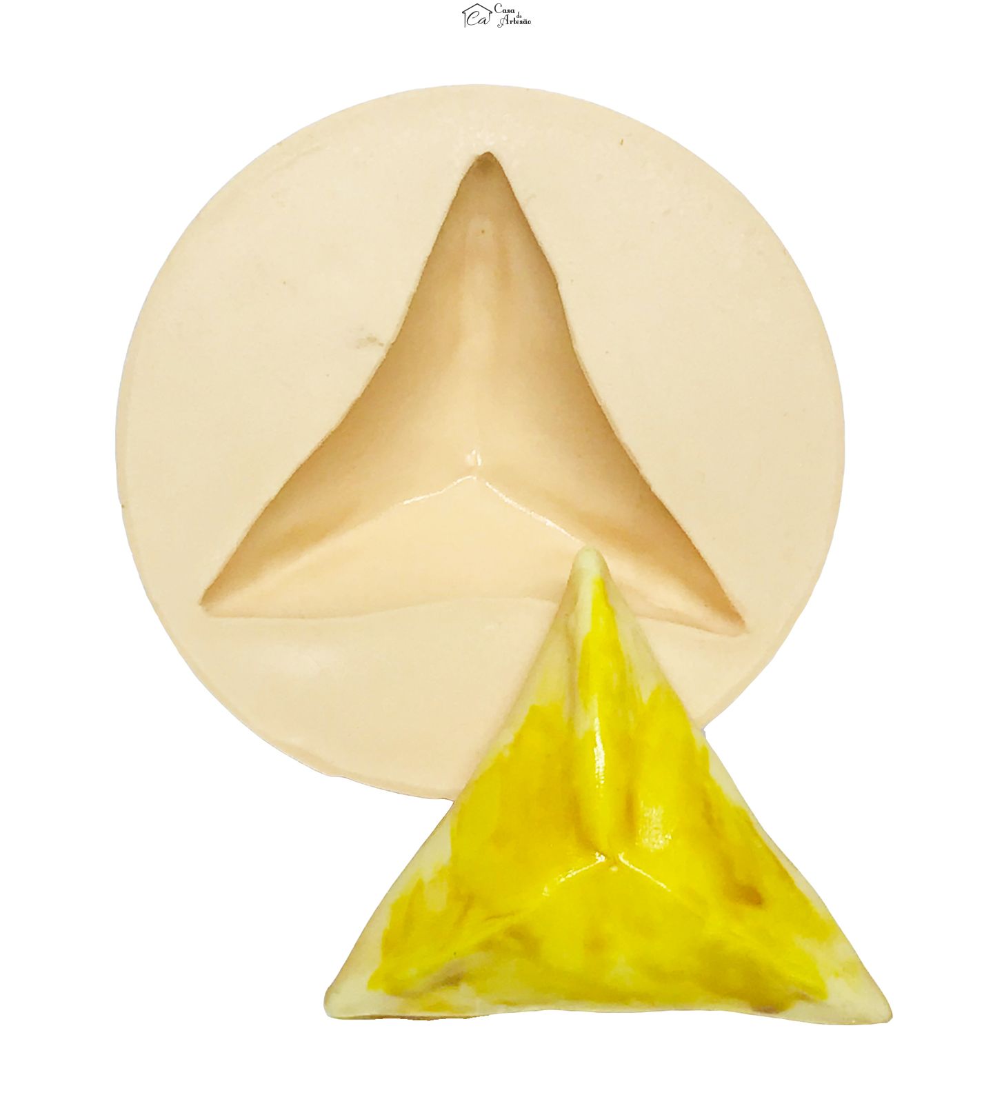 Molde de silicone - Salgados - Sfiha - Grande - P564