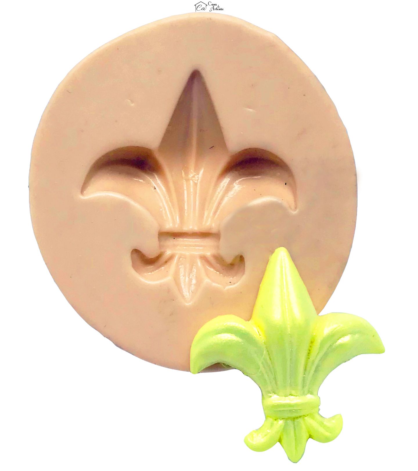 Molde de silicone - Flor de Liz - Mod.02