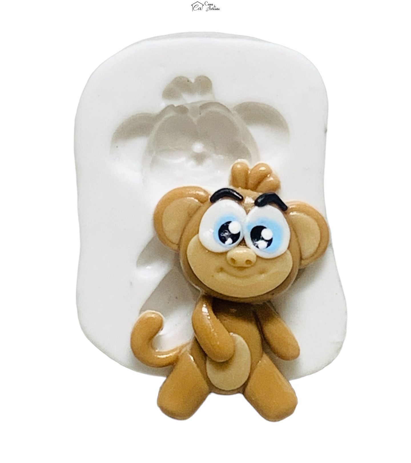Molde de silicone - Jose Comilao - Macaquinho Kim - Pequeno - P1238