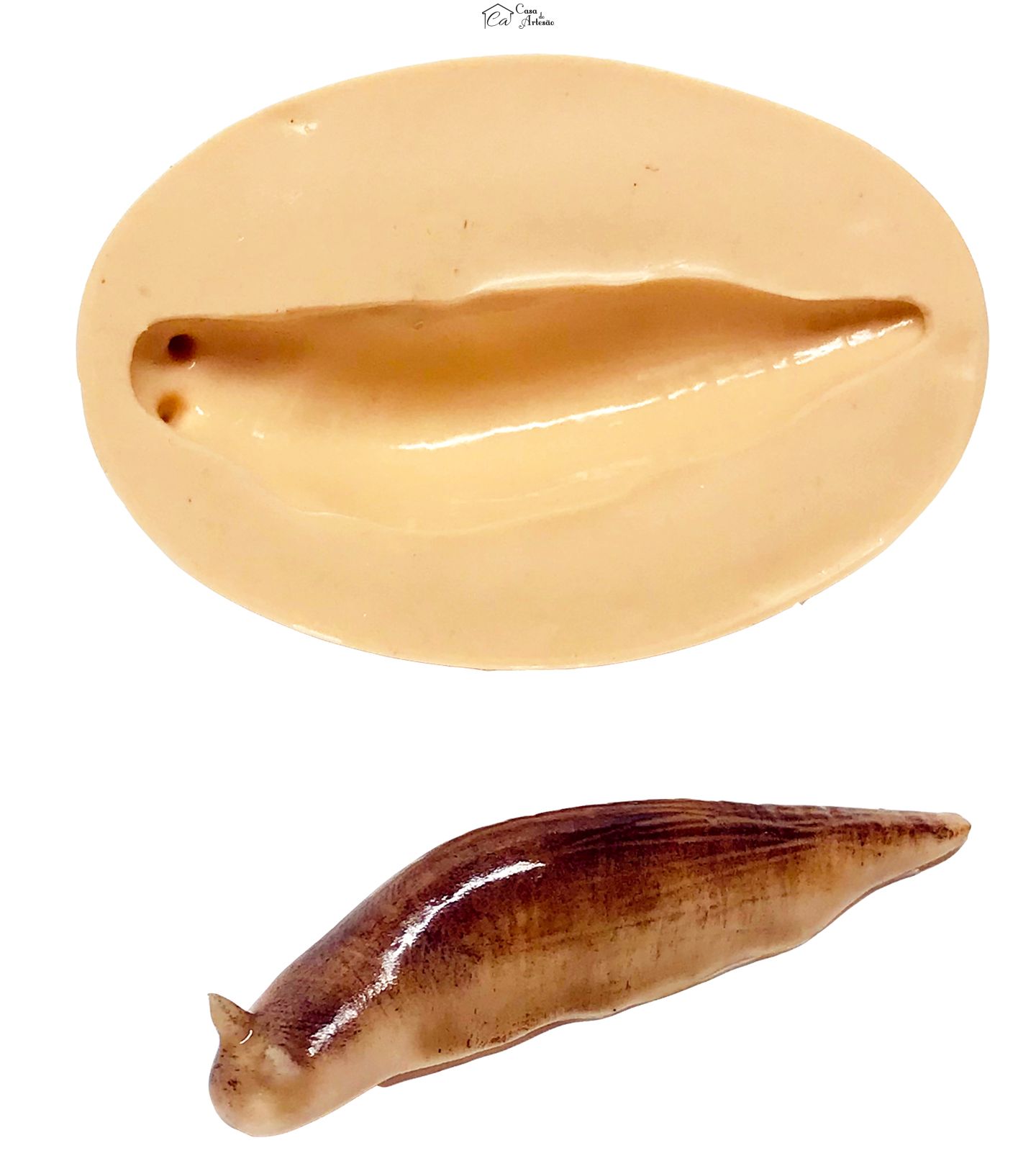 Molde de silicone - Lesma - Media - P616