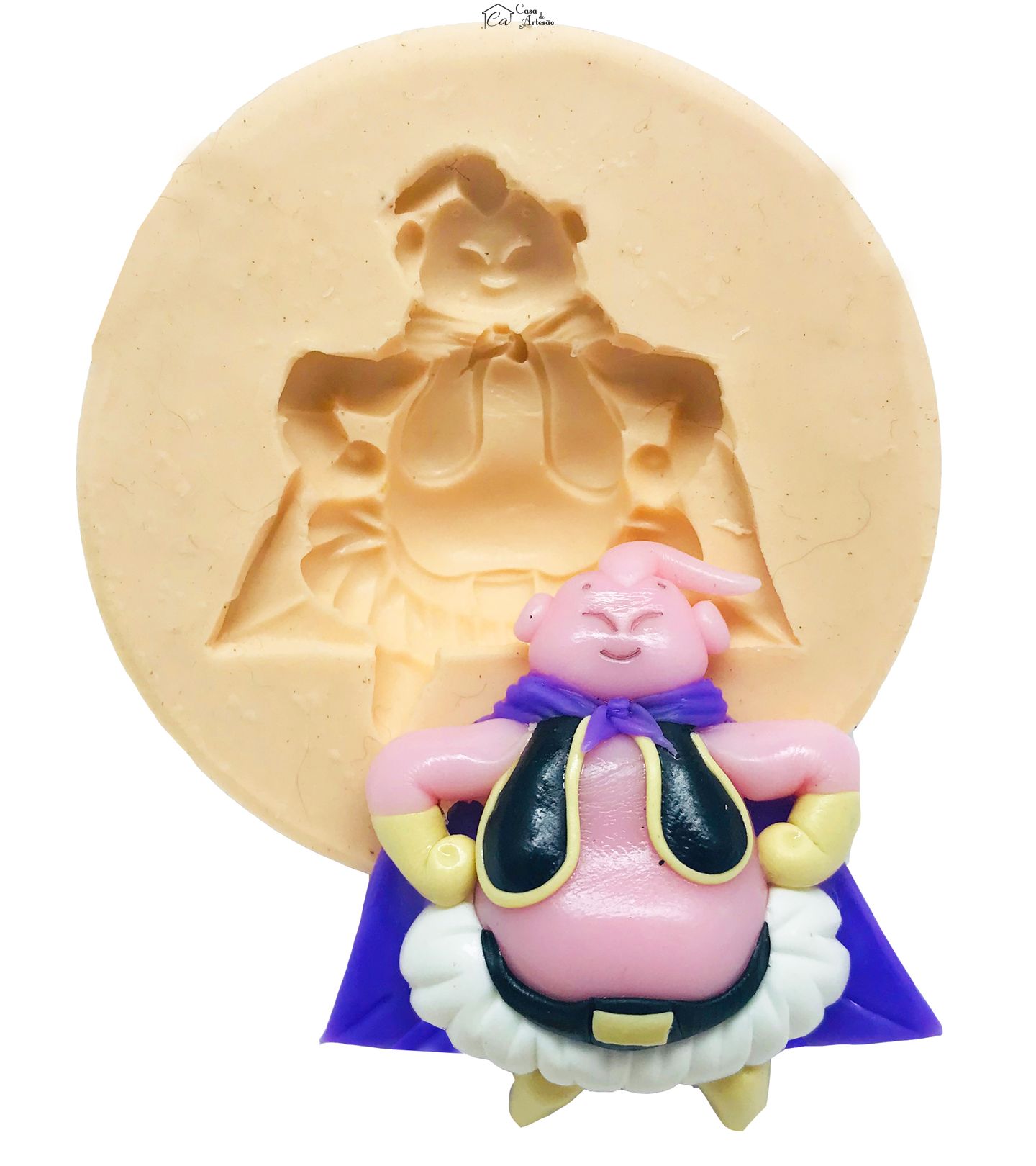 Molde de silicone - Dragon Ball - Majin Boo - Pequeno - P492