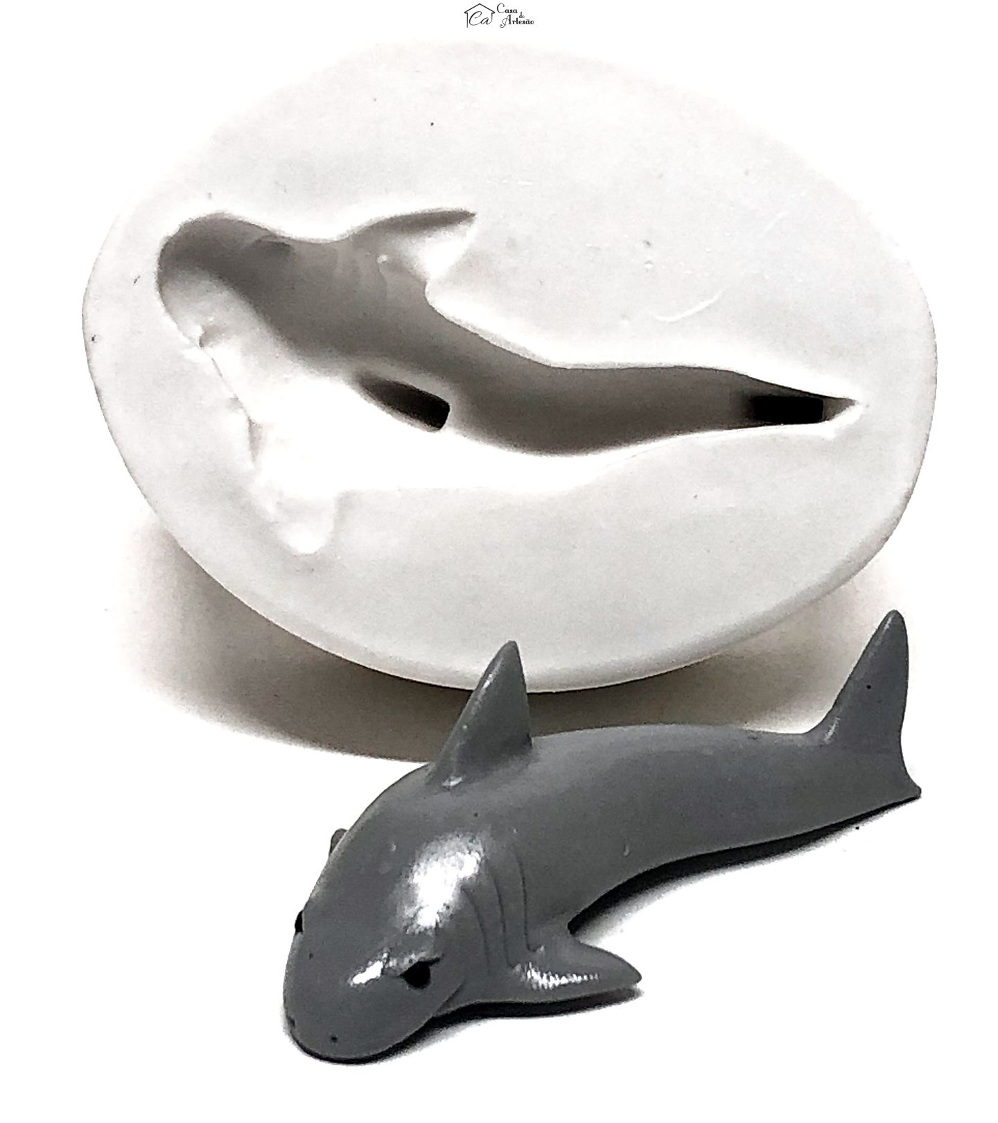 Molde de silicone - Tubarao - Medio - P483