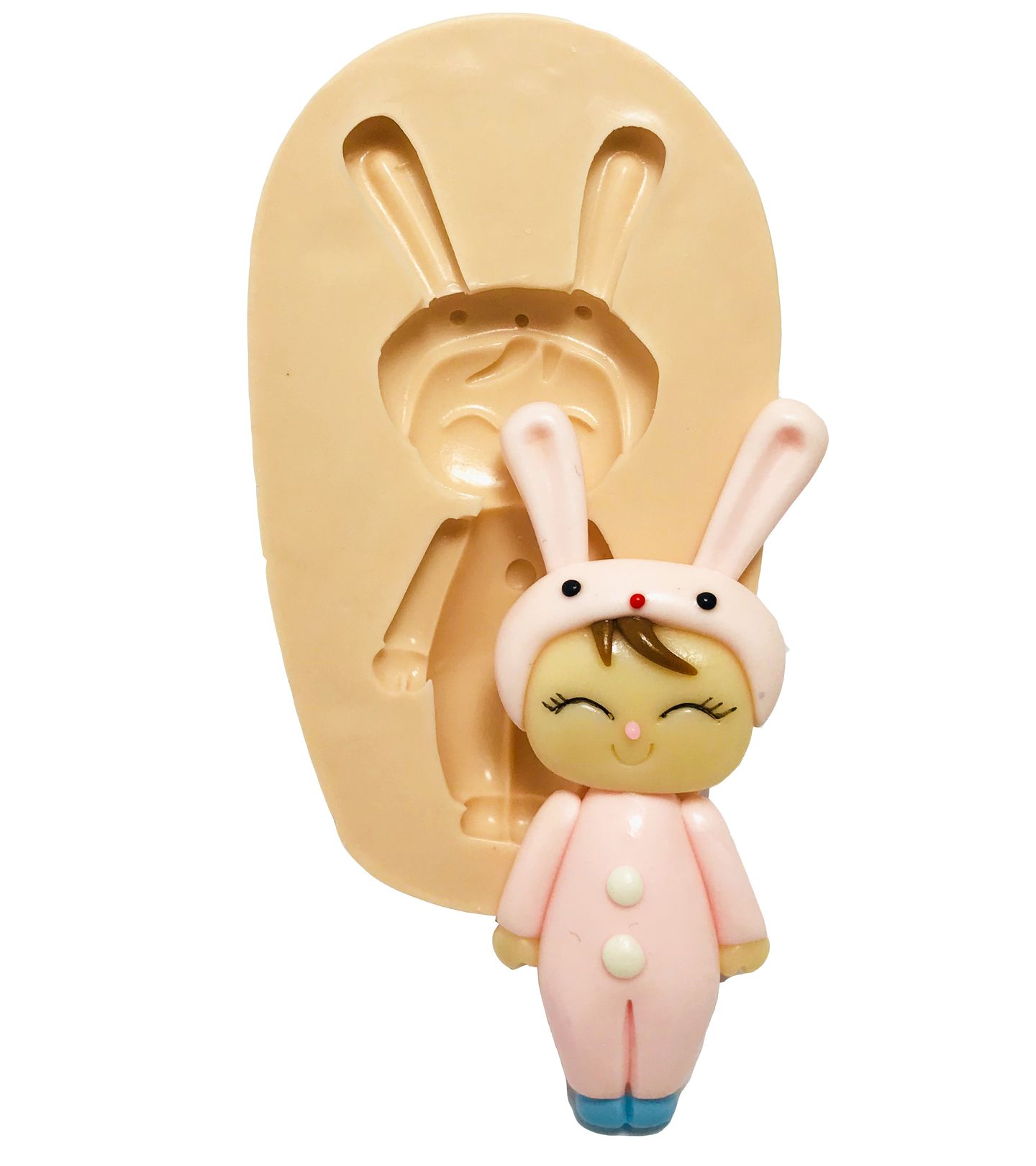 Molde de silicone - Me too Doll - Angela Coelha Pink - Grande - P430