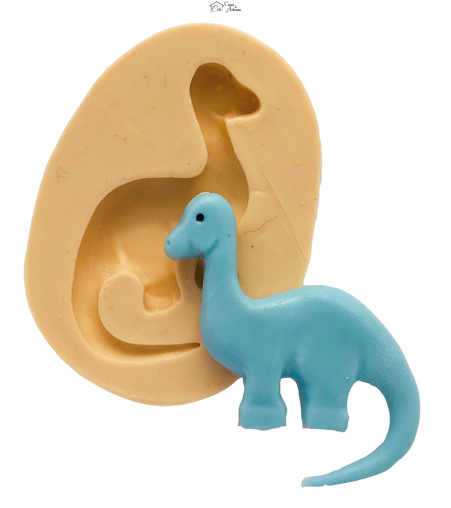 Molde de silicone - Dinossauro - Mod.02 - Medio - P449