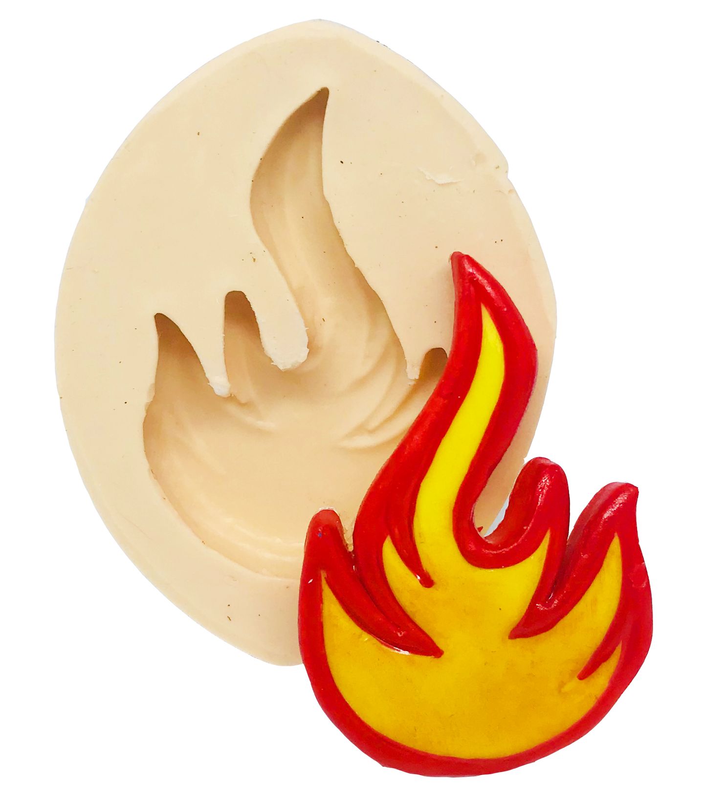 Molde de silicone - Hot Wheels - Fogo - Medio - P475