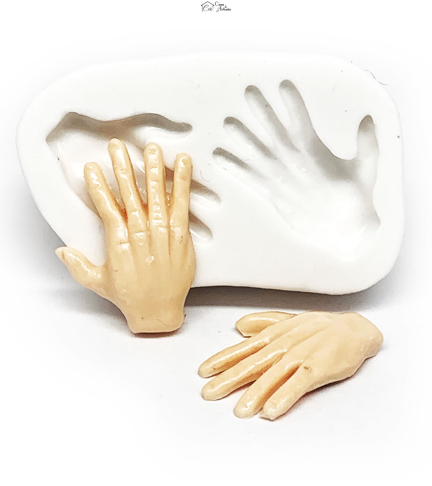 Molde de silicone - Mãos - Pequena - P1184