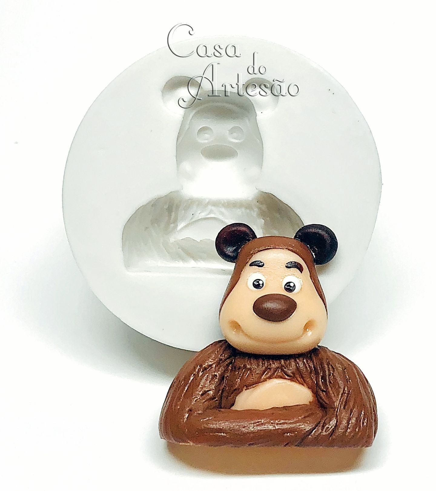 Masha e o Urso - Busto Urso - Medio - P890