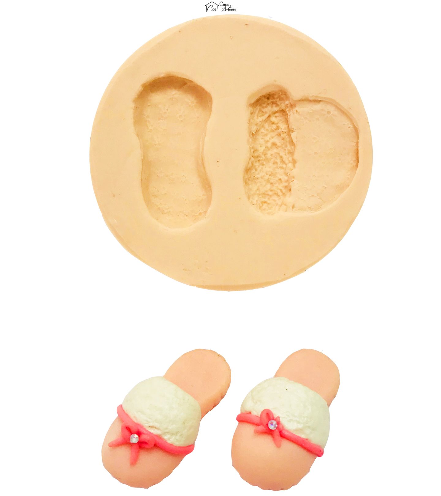 Molde de silicone - Chinelo Maternidade