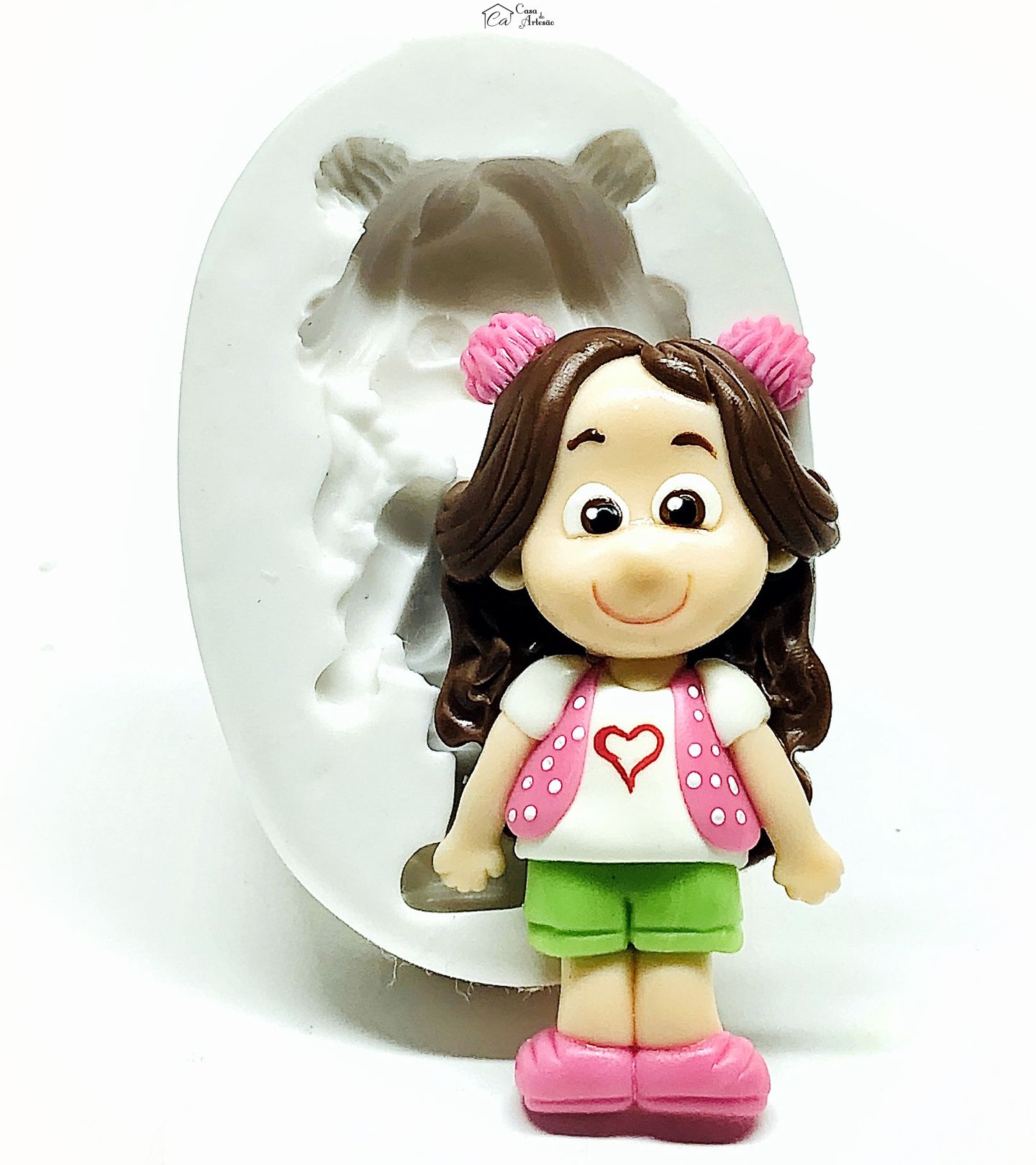 Molde de silicone - Maria Clara e JP - Maria Clara - Grande - P973