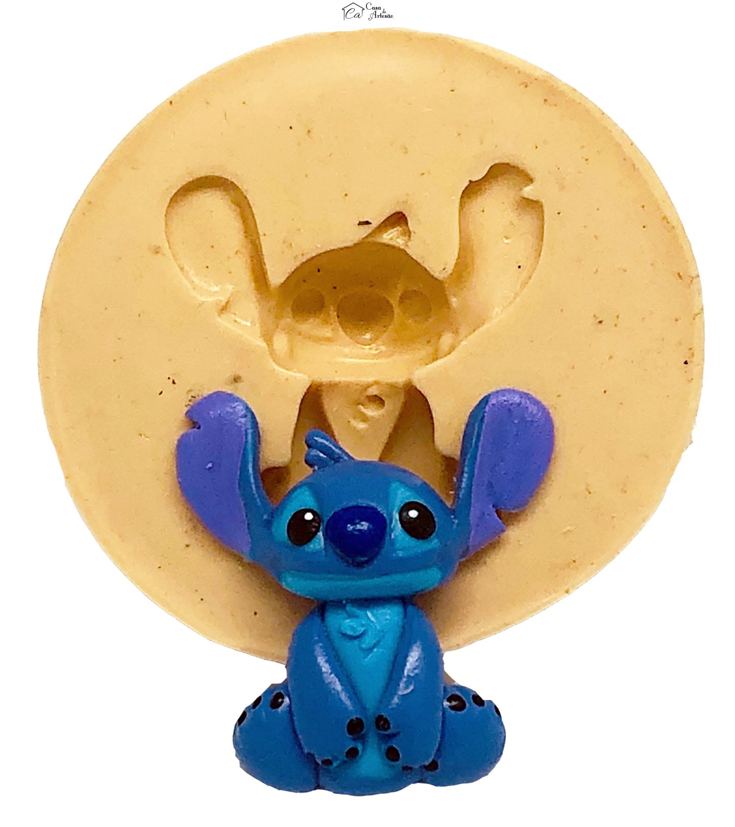 Molde de silicone - Lilo & Stitch - Stitch - Pequeno - P862
