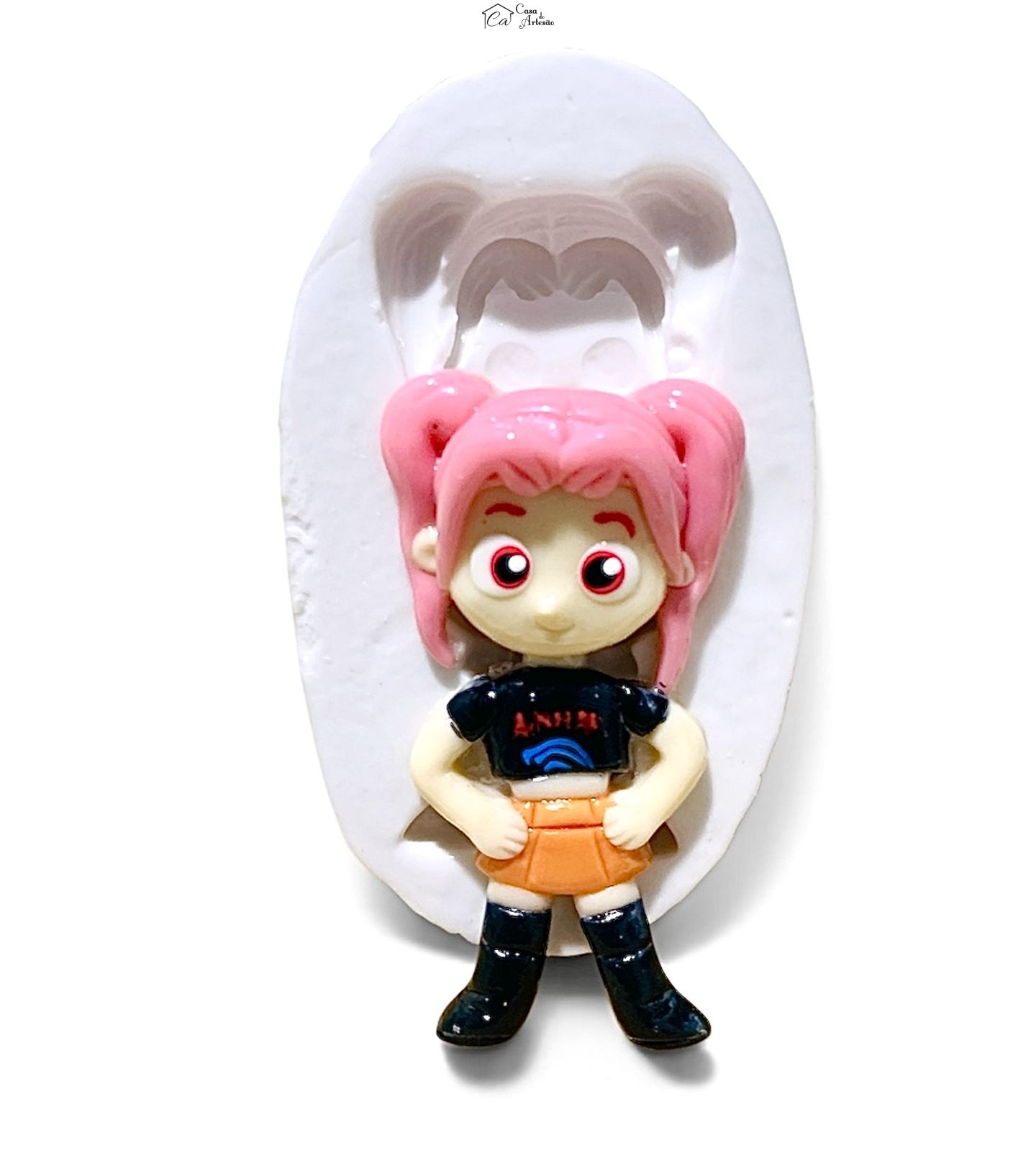Molde de silicone - Guerreiras do K-Pop - Mira - Media - P1260