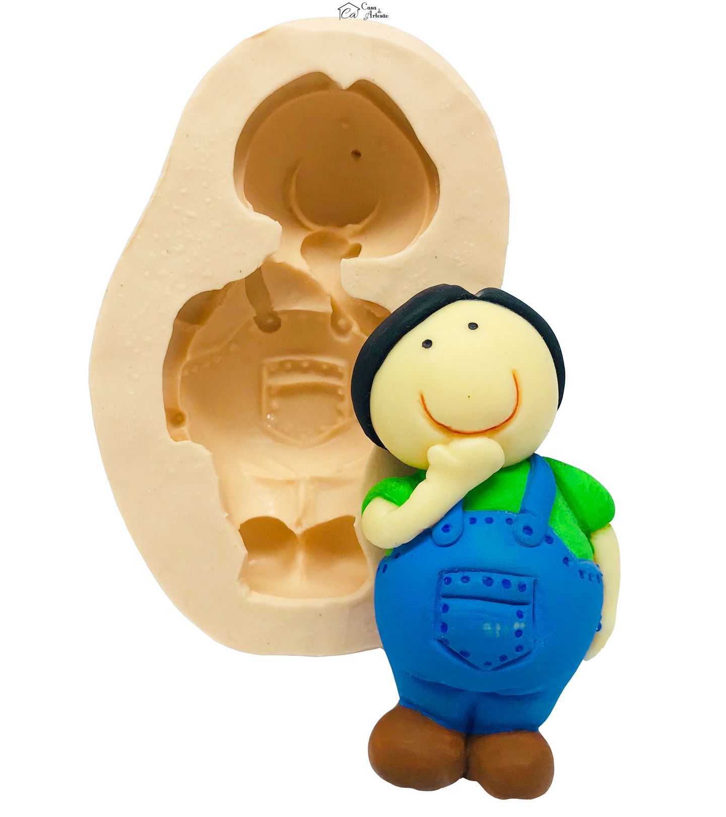 Molde de silicone - Menino - P18