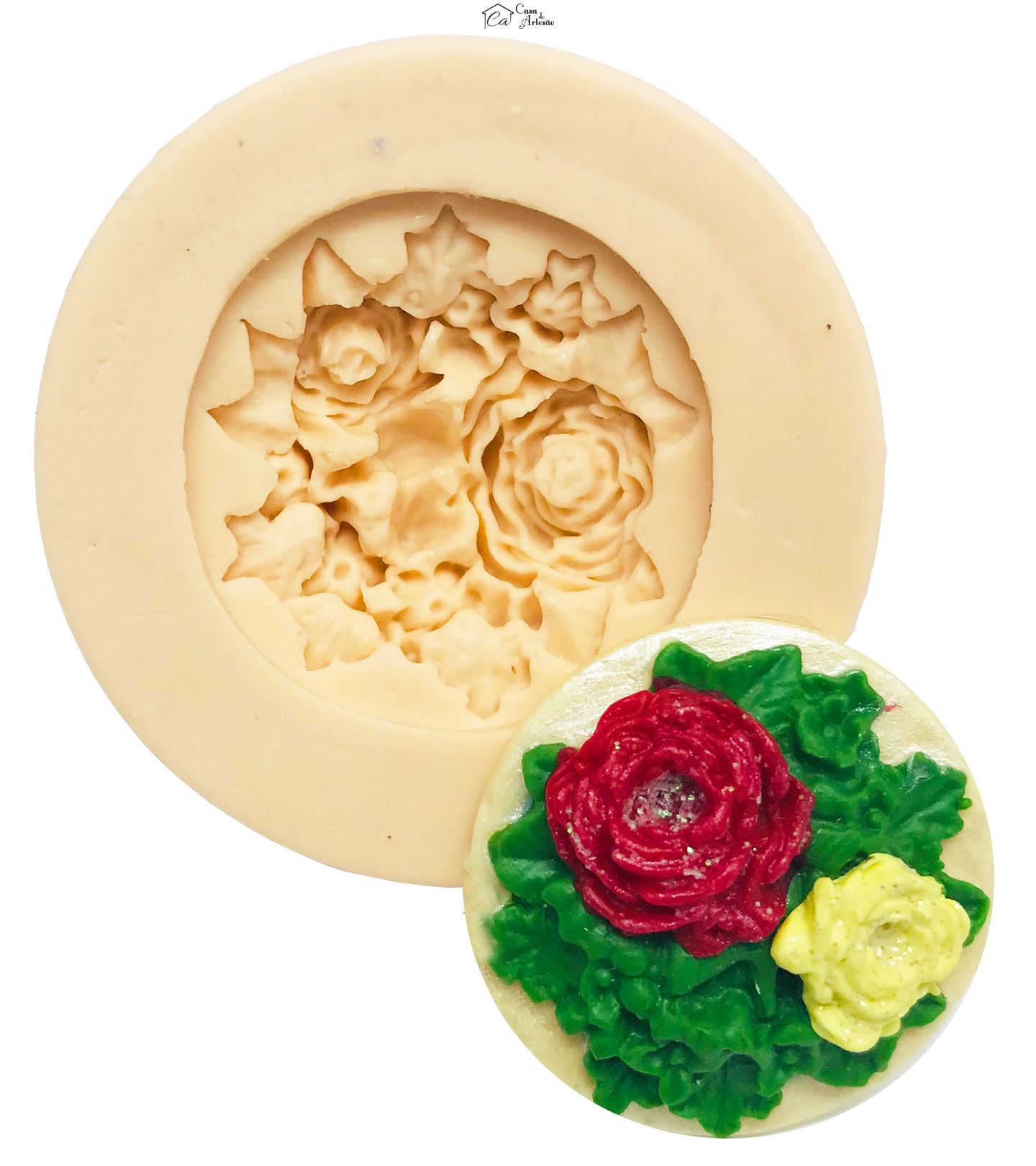 Molde de silicone - Flores - P188