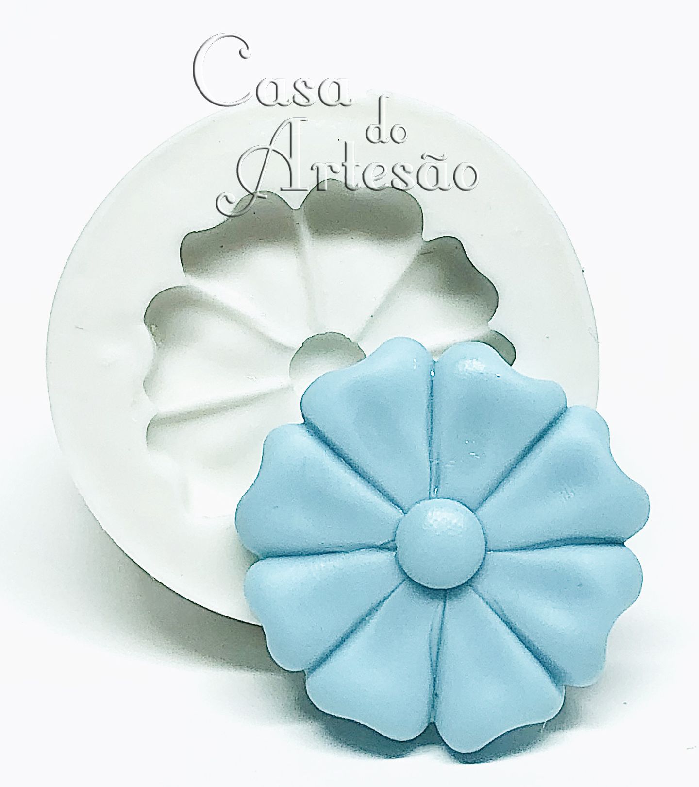 Molde de silicone - Flor III - Media - P886