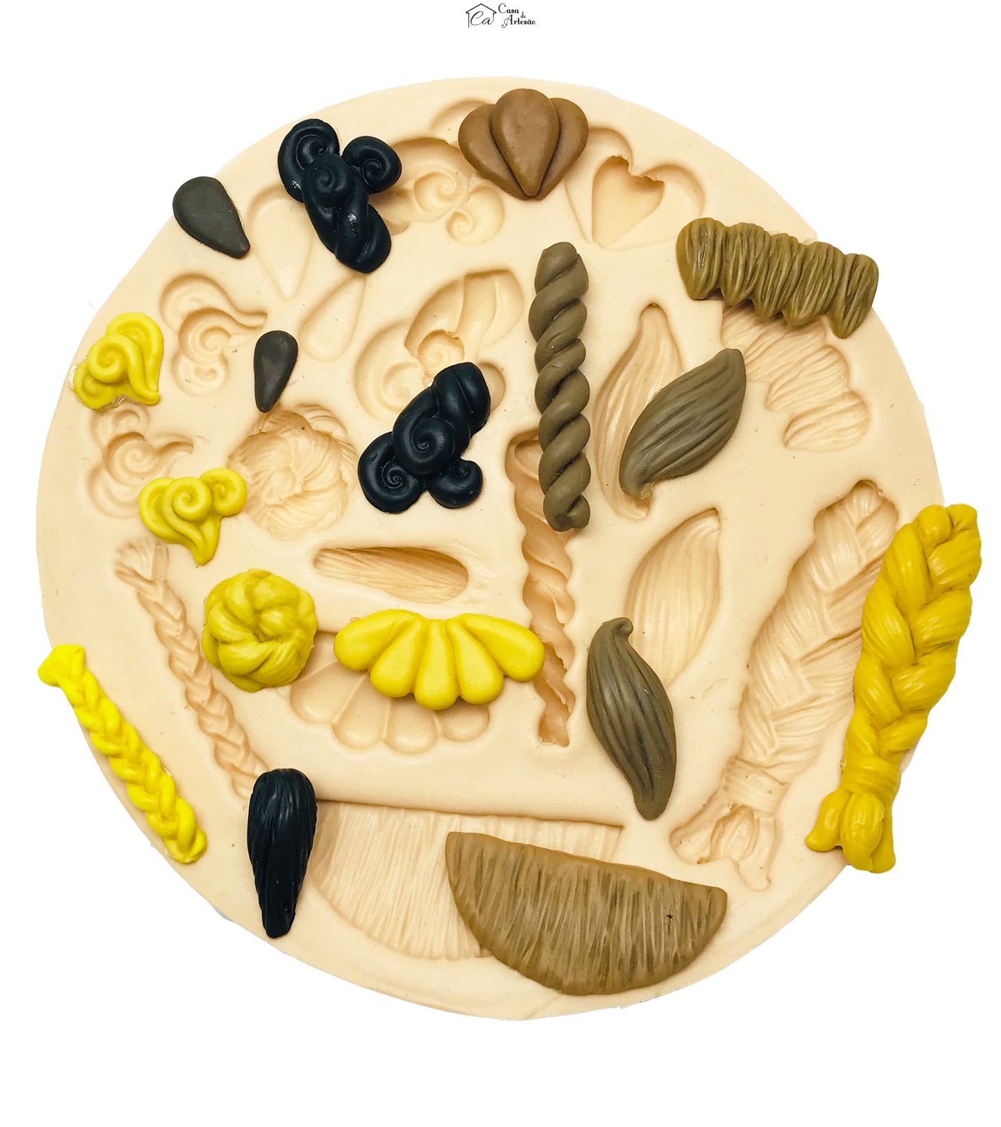 Molde de silicone - Cabelos Diversos - Mod.01