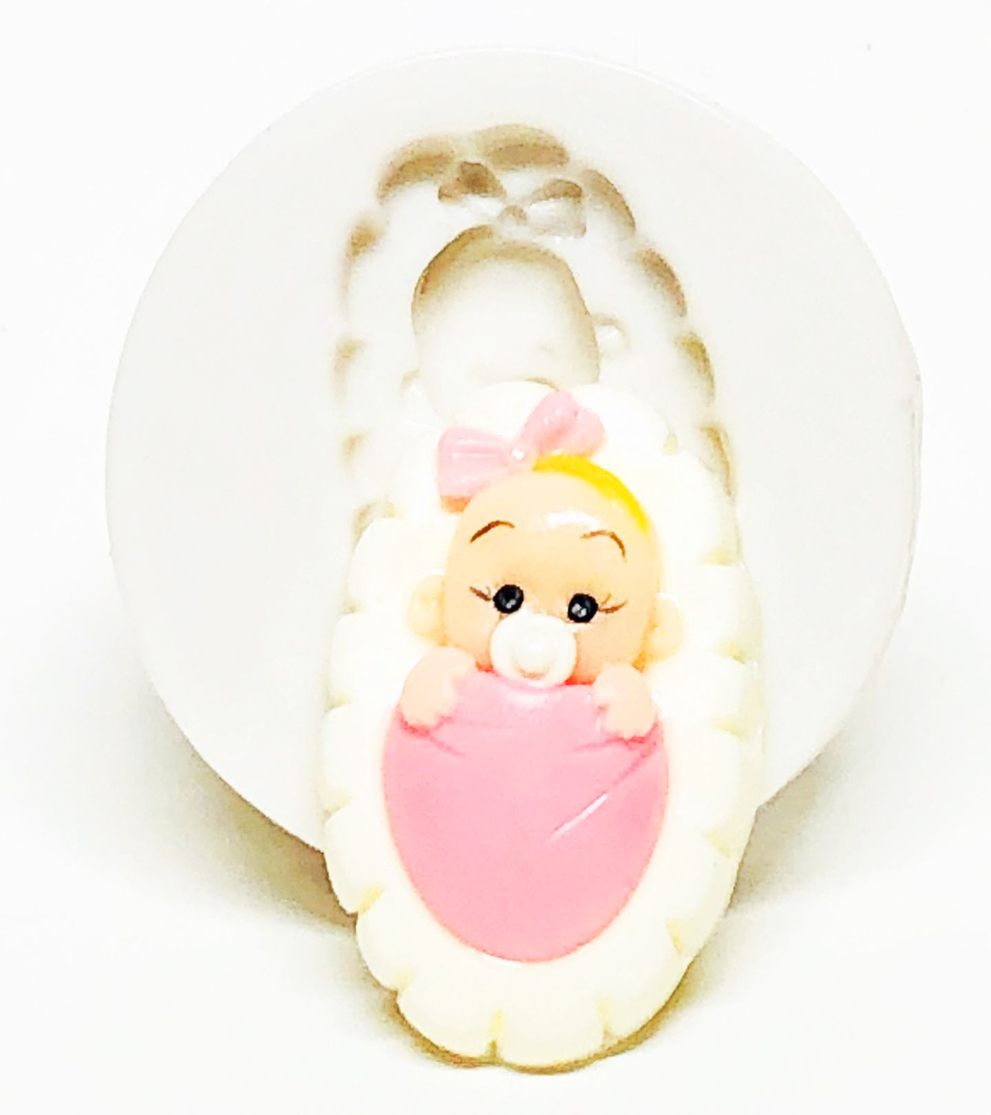 Bebê com Chupeta - Menina - Pequena - P811