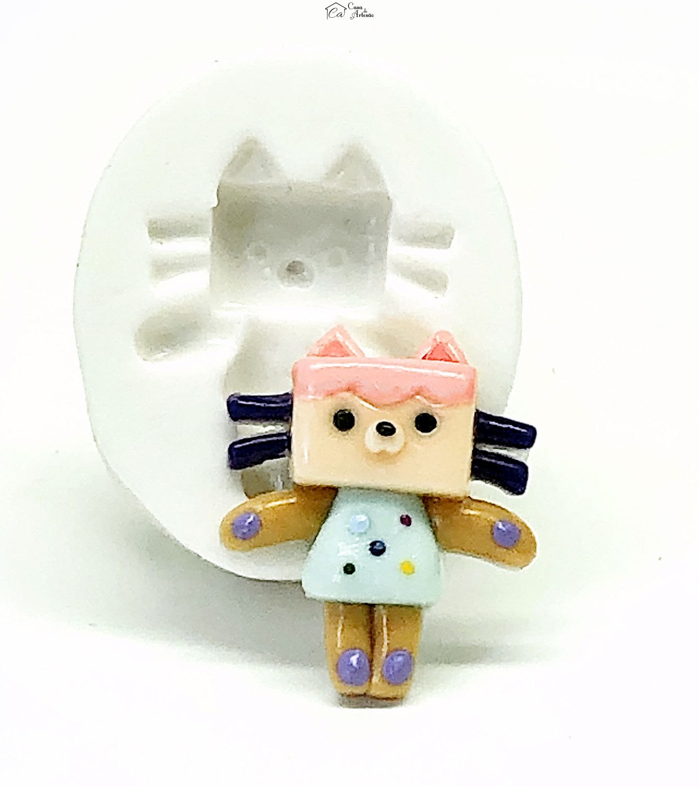 Molde de silicone - A Casa Magica da Gabby - Baby Box - Pequeno - P1111