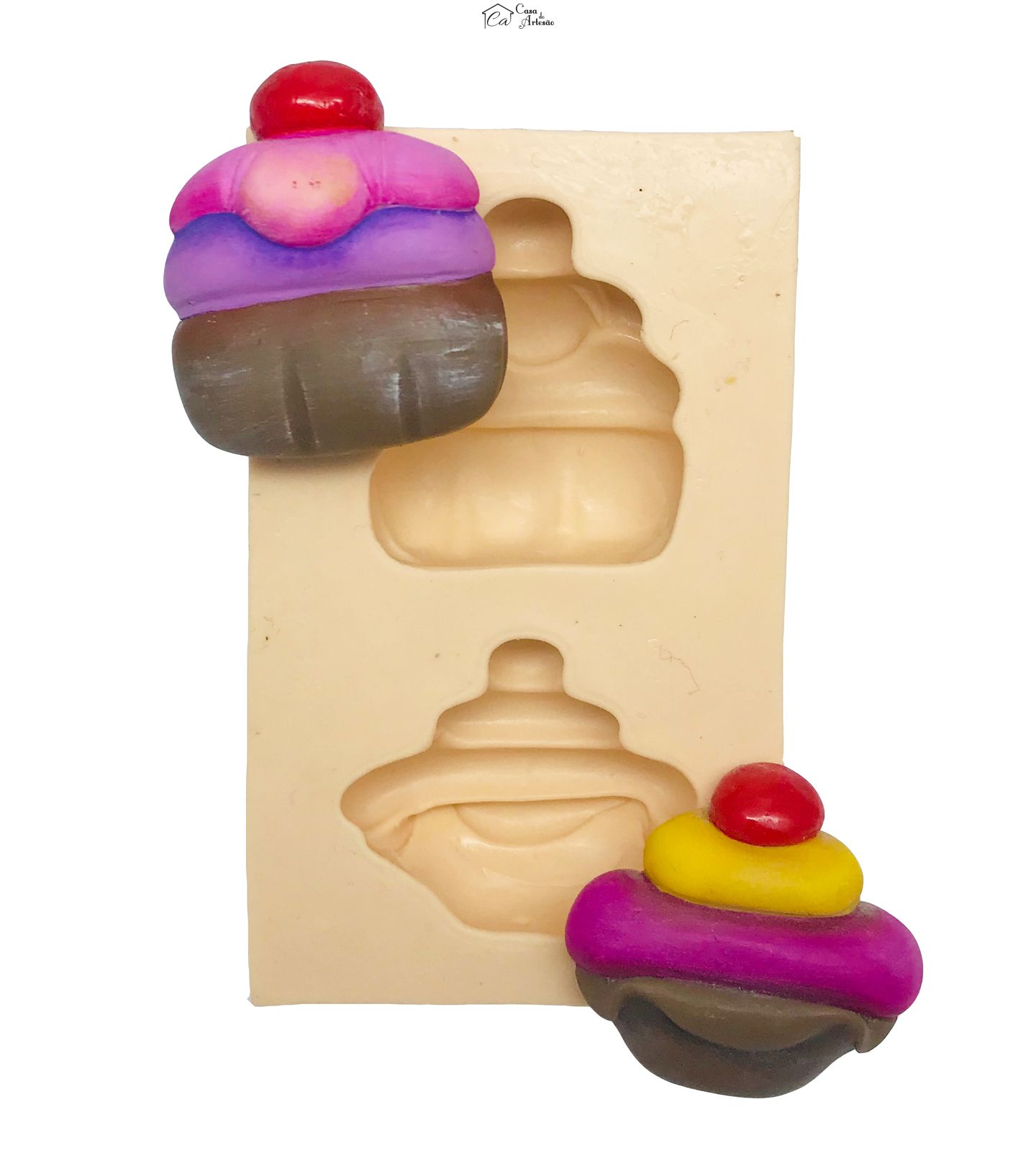 Molde de silicone - Bolo - Cupcakes - 2 Tipos - P126