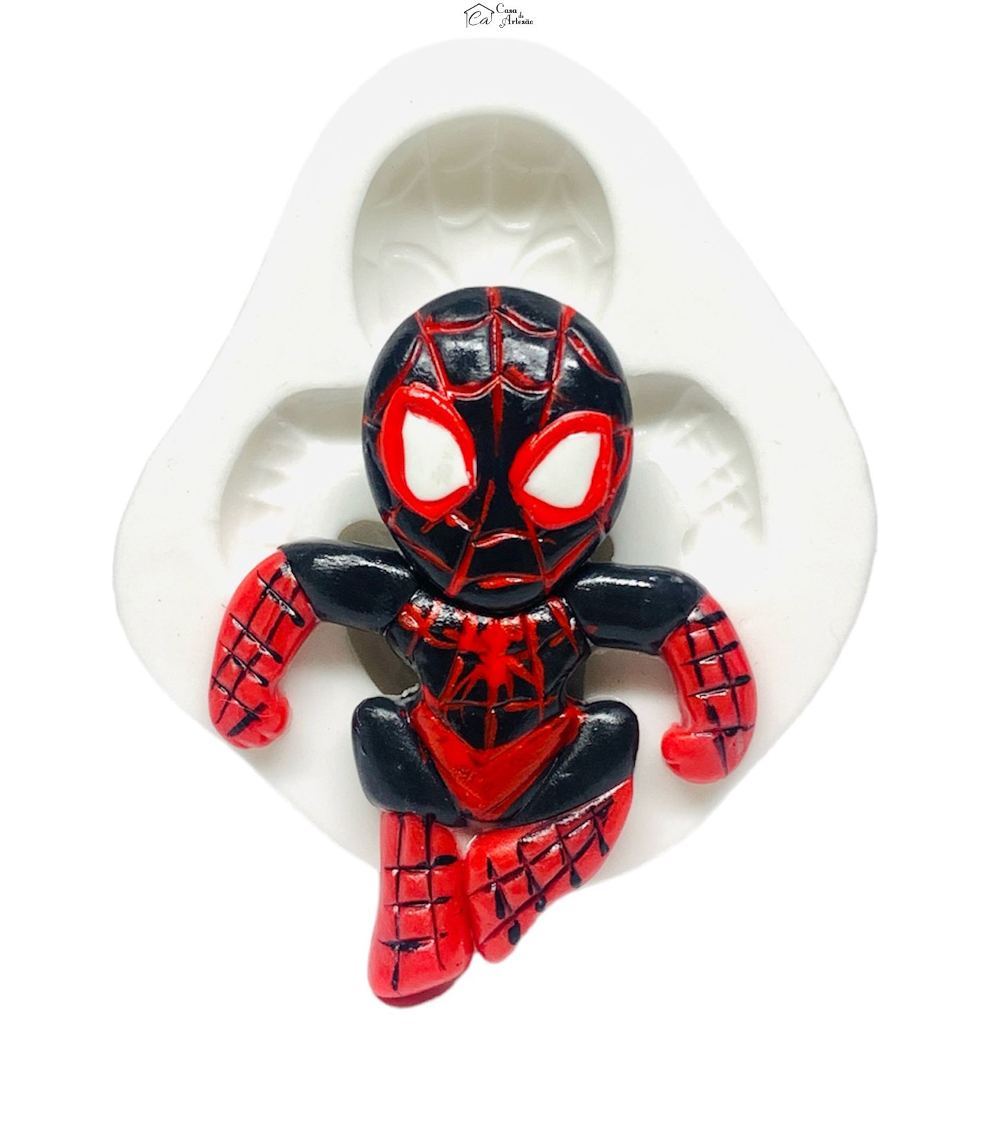 Molde de silicone - Homem Aranha - Miles Morales - Grande - P1231