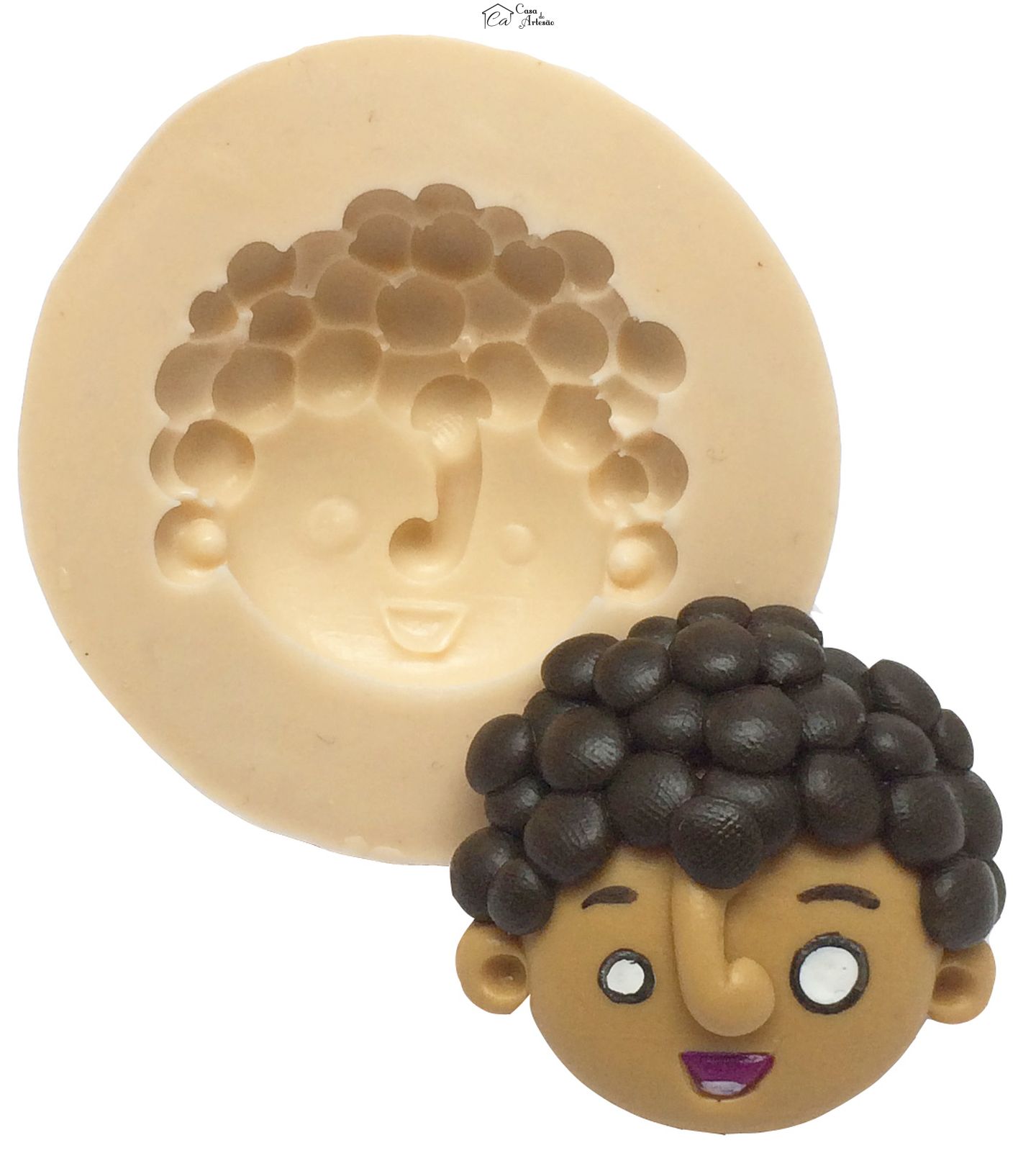 Molde de silicone - O Mundo de Bita - Rosto Dan Pequeno - P234