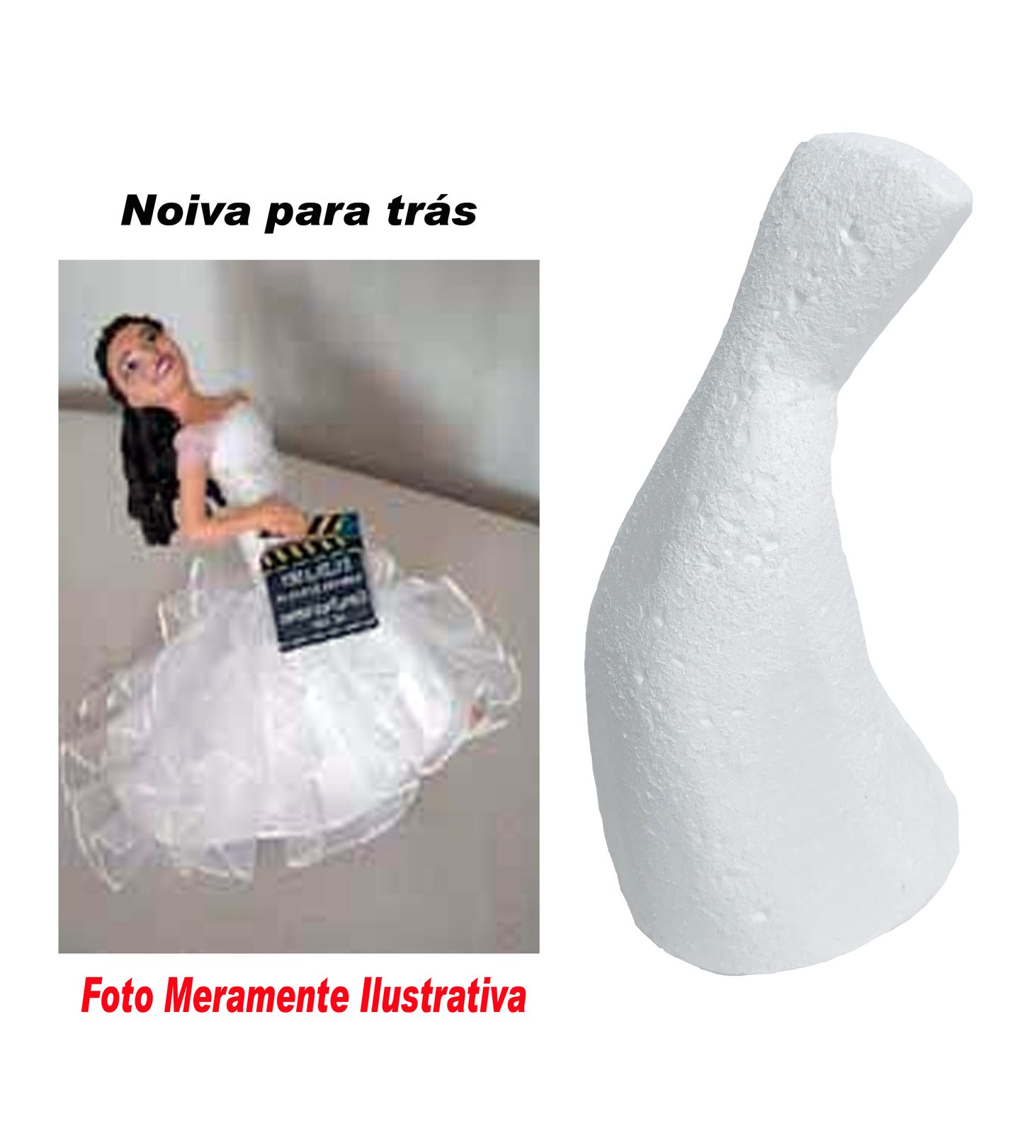 Isopor - M02 - Corpo Noiva p/ Tras