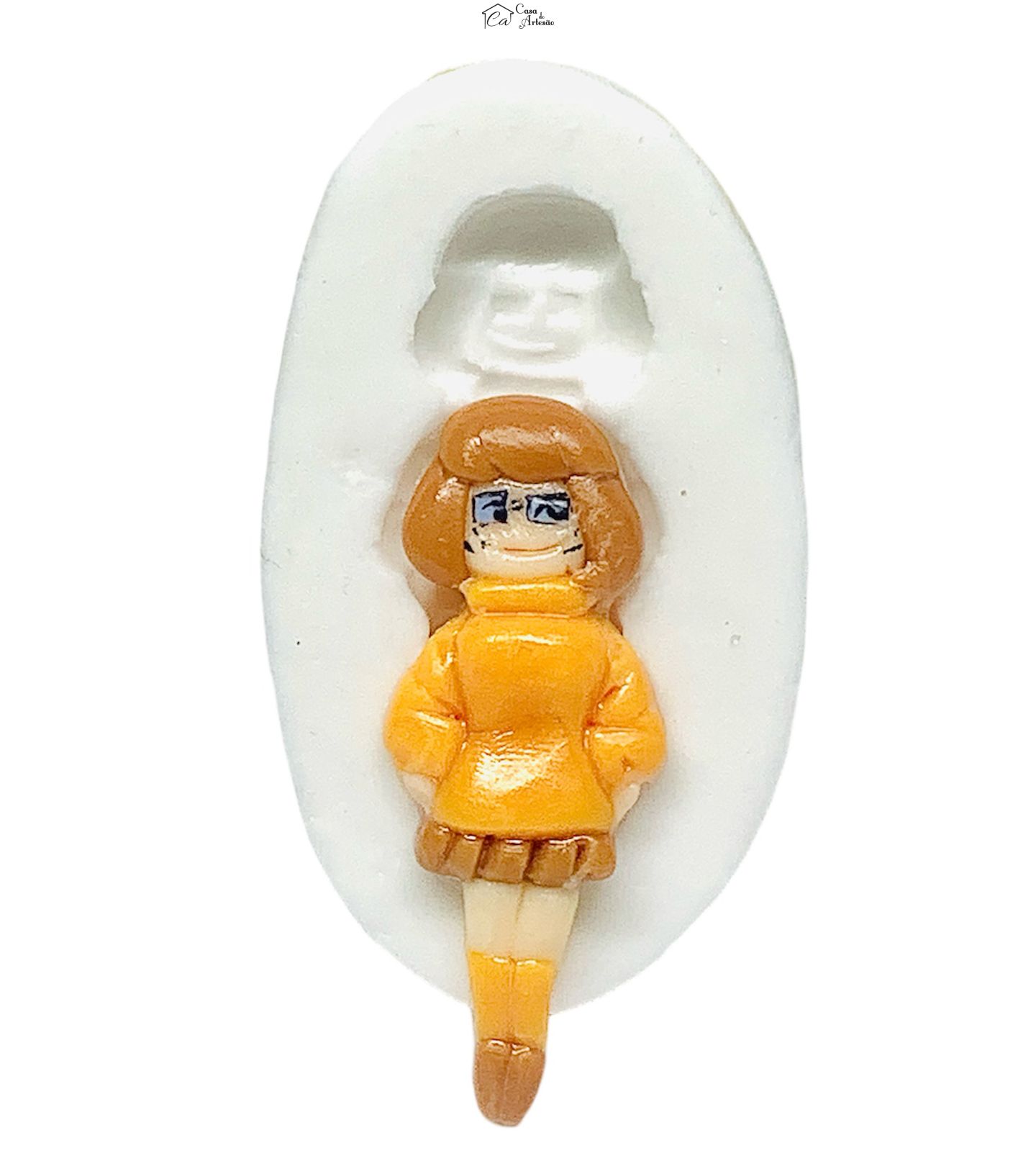 Molde de silicone - Scooby Doo - Velma - Pequena - P1231