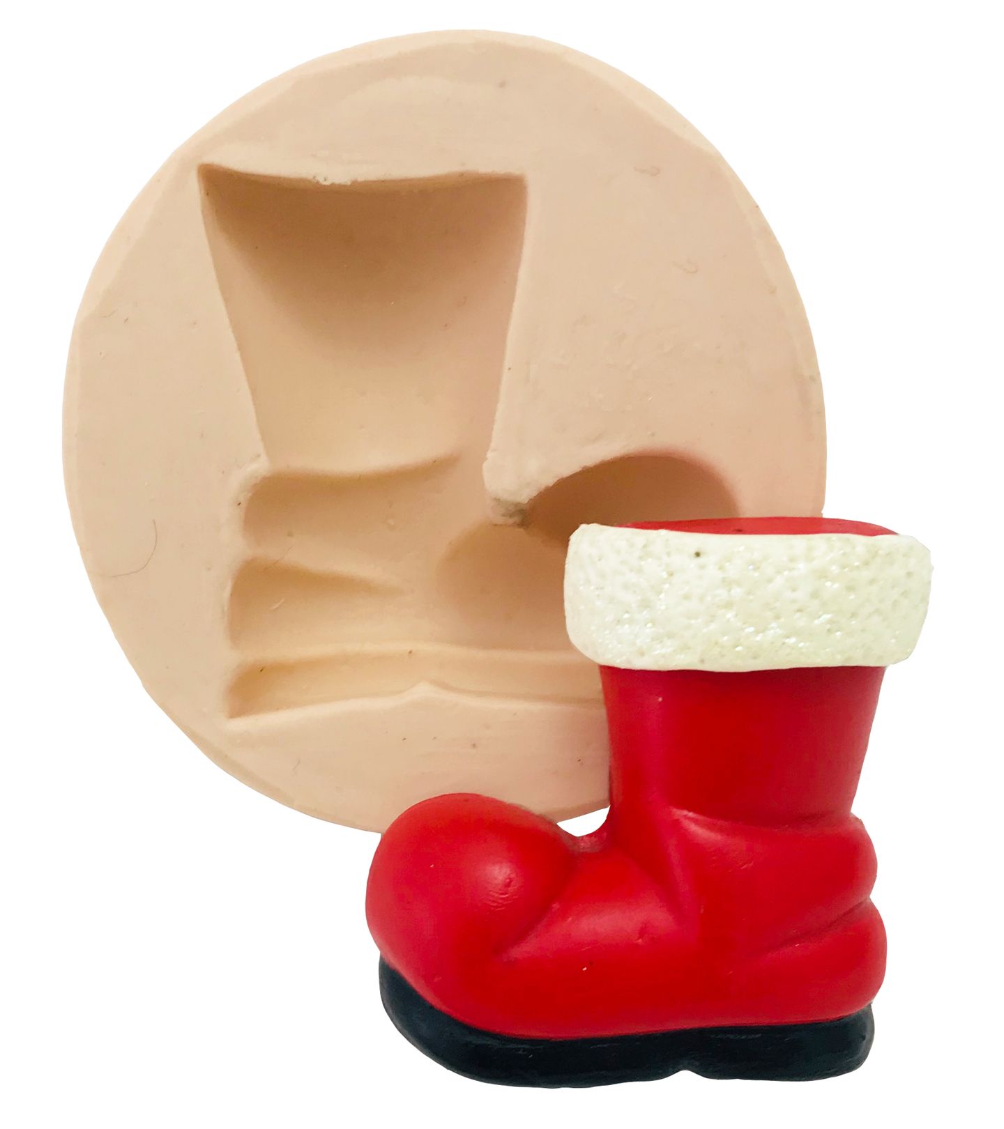 Molde de silicone - Bota Papai Noel  - Gd