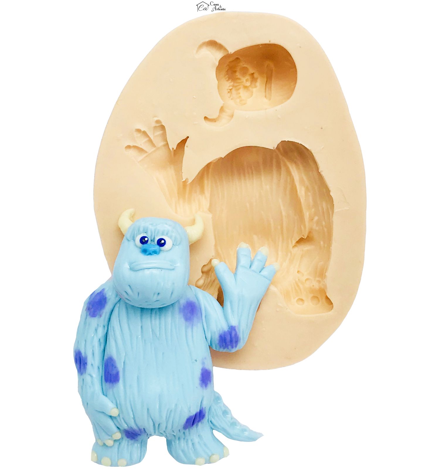 Molde de silicone - Monstros S/A - Sullivan - Grande - P459