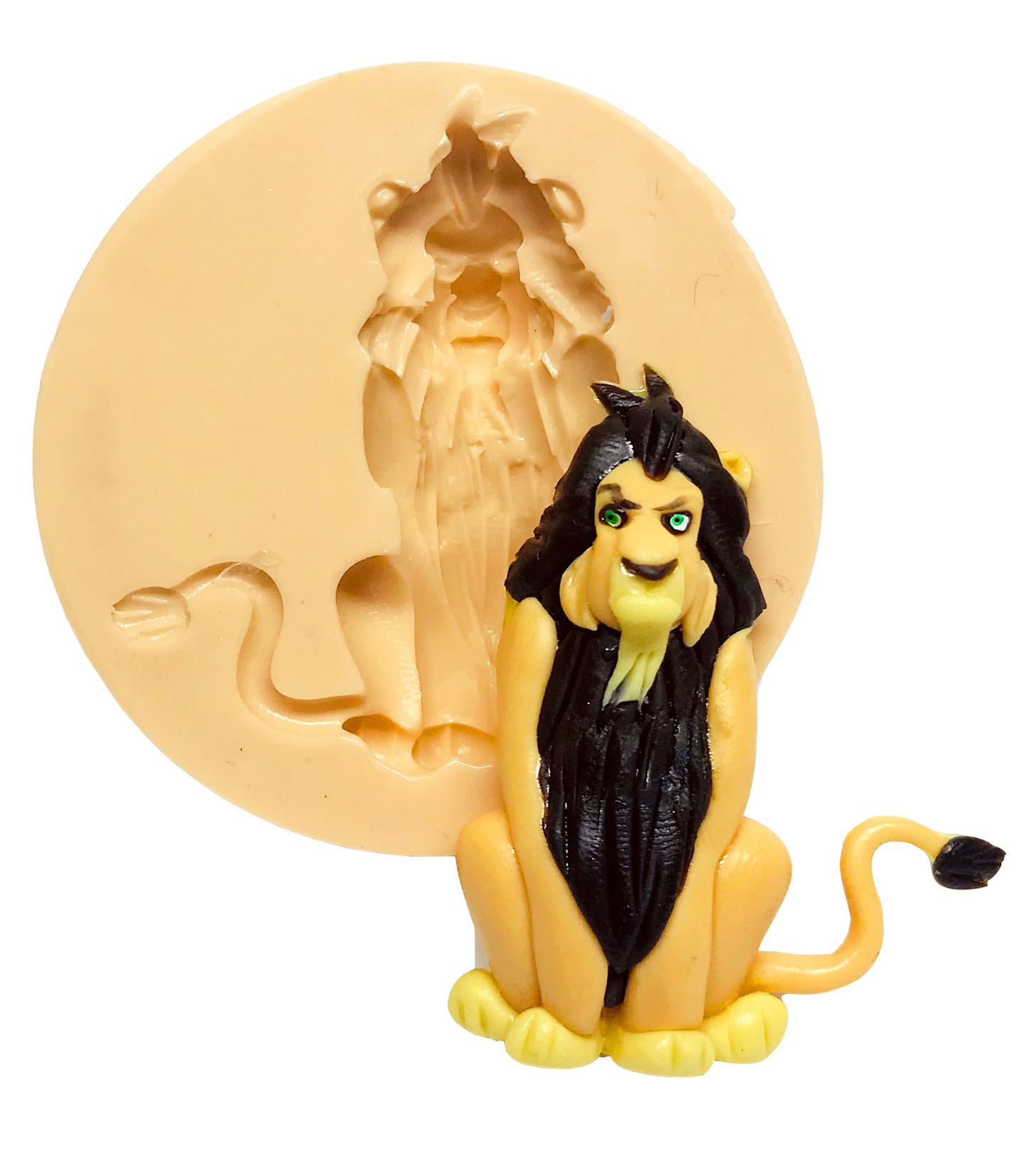 Molde de silicone - Rei Leão - Scar - Medio - P596