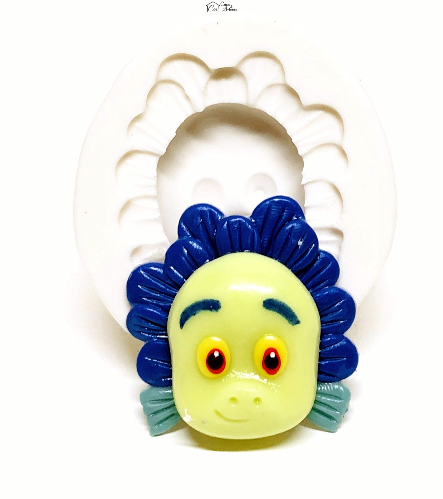 Molde de silicone - Luca - Rosto Luca Monstro - Medio - P1089