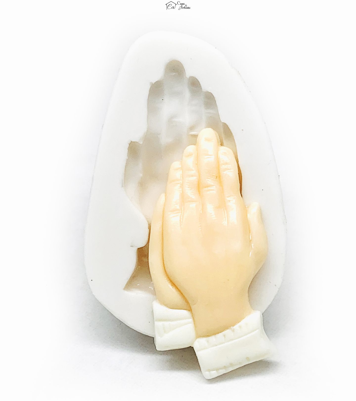 Molde de silicone - Reza - Mãos Rezando - Media - P1159