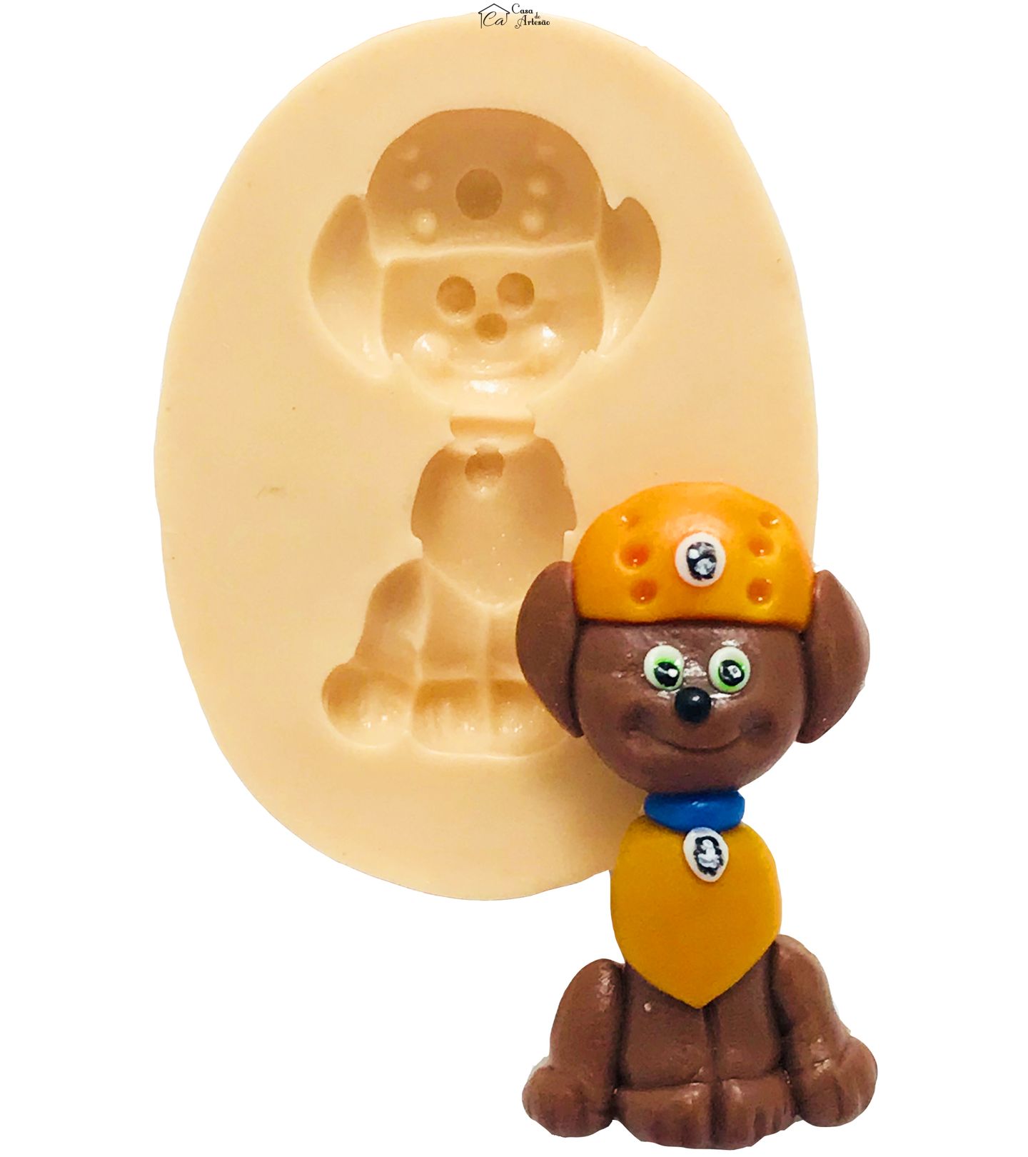 Molde de silicone - Patrulha Canina - Zuma - Pequeno - P441