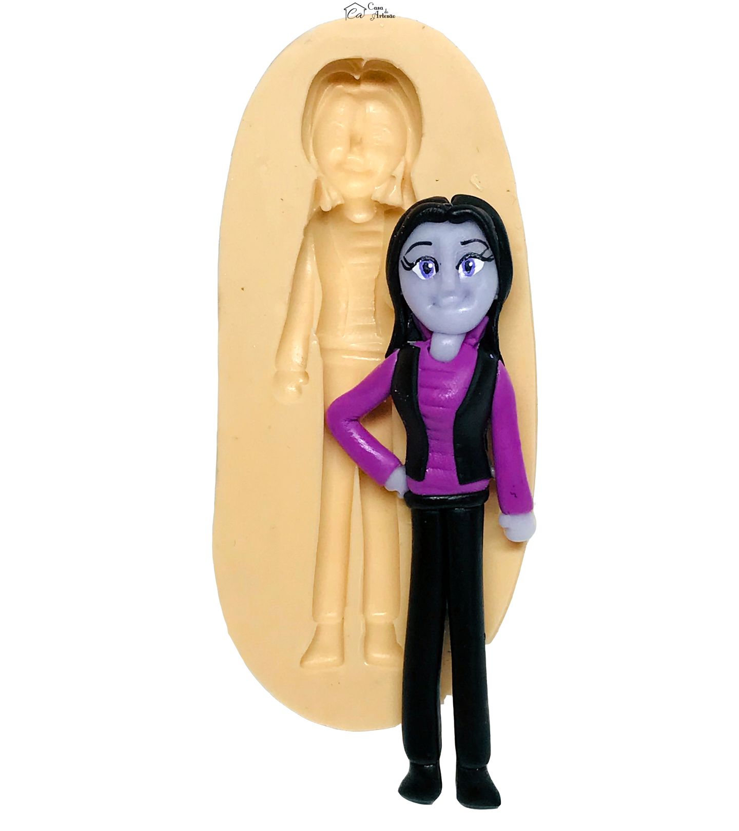 Molde de silicone - Vampirina - Oxana - Grande - P585