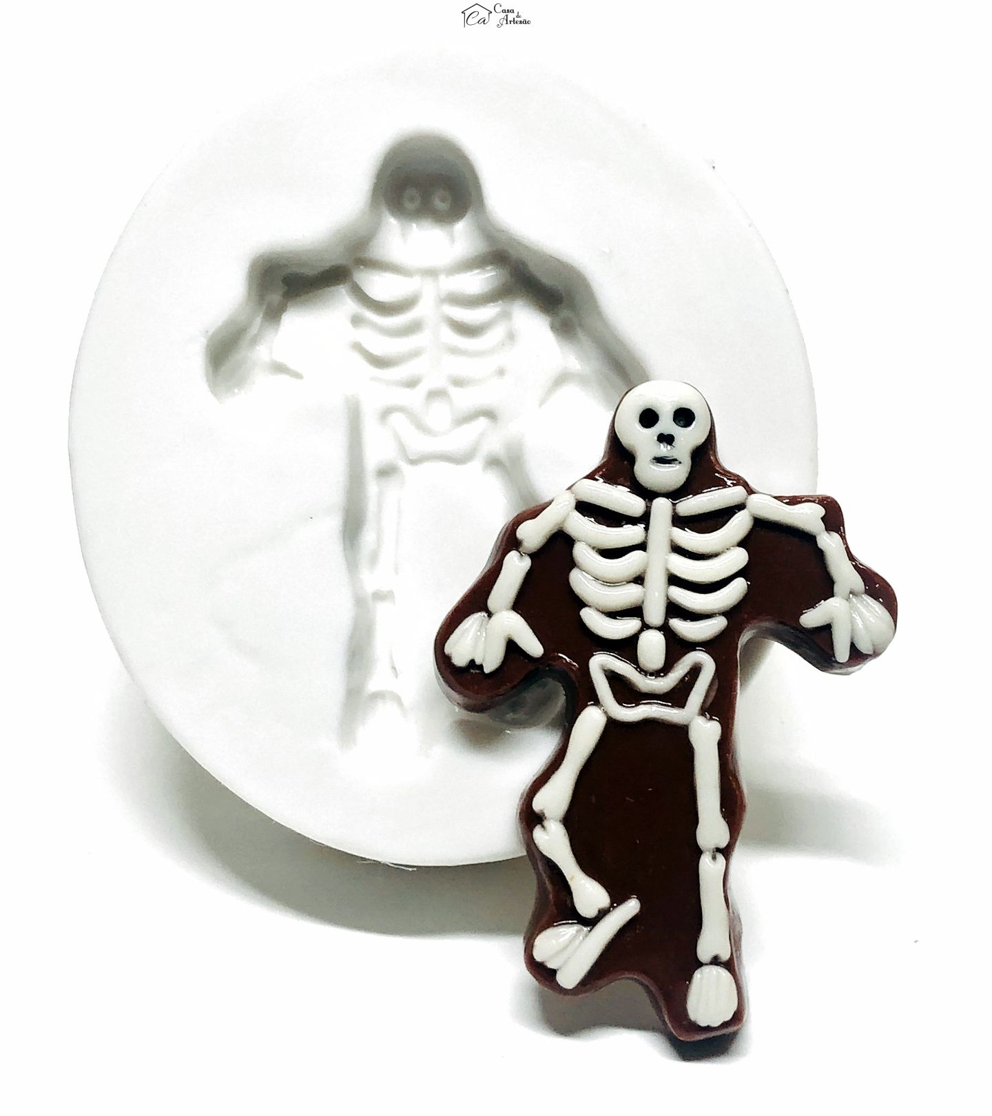 Molde de silicone - Esqueleto - Medio - P1052